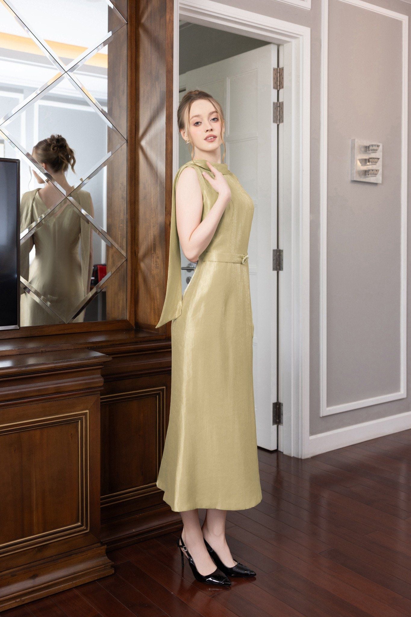 ĐẦM ĐUÔI CÁ D07012