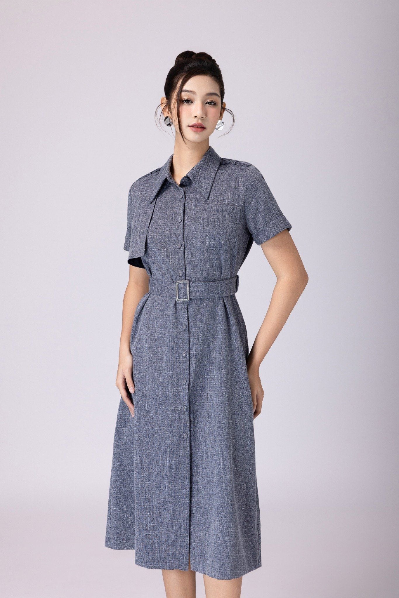 ĐẦM CỔ BẺ D07102