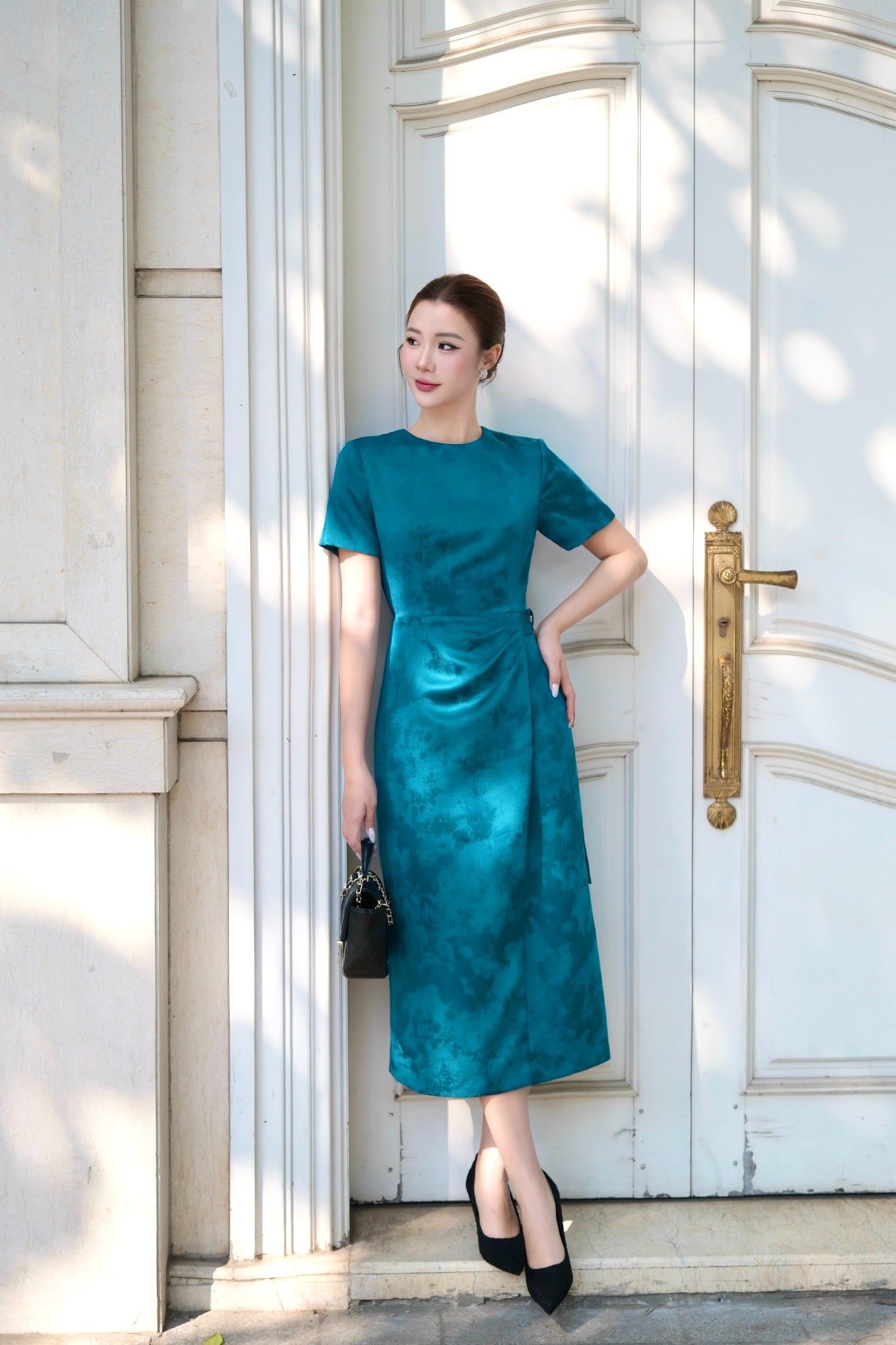 ĐẦM LỤA THIẾT KẾ D07152