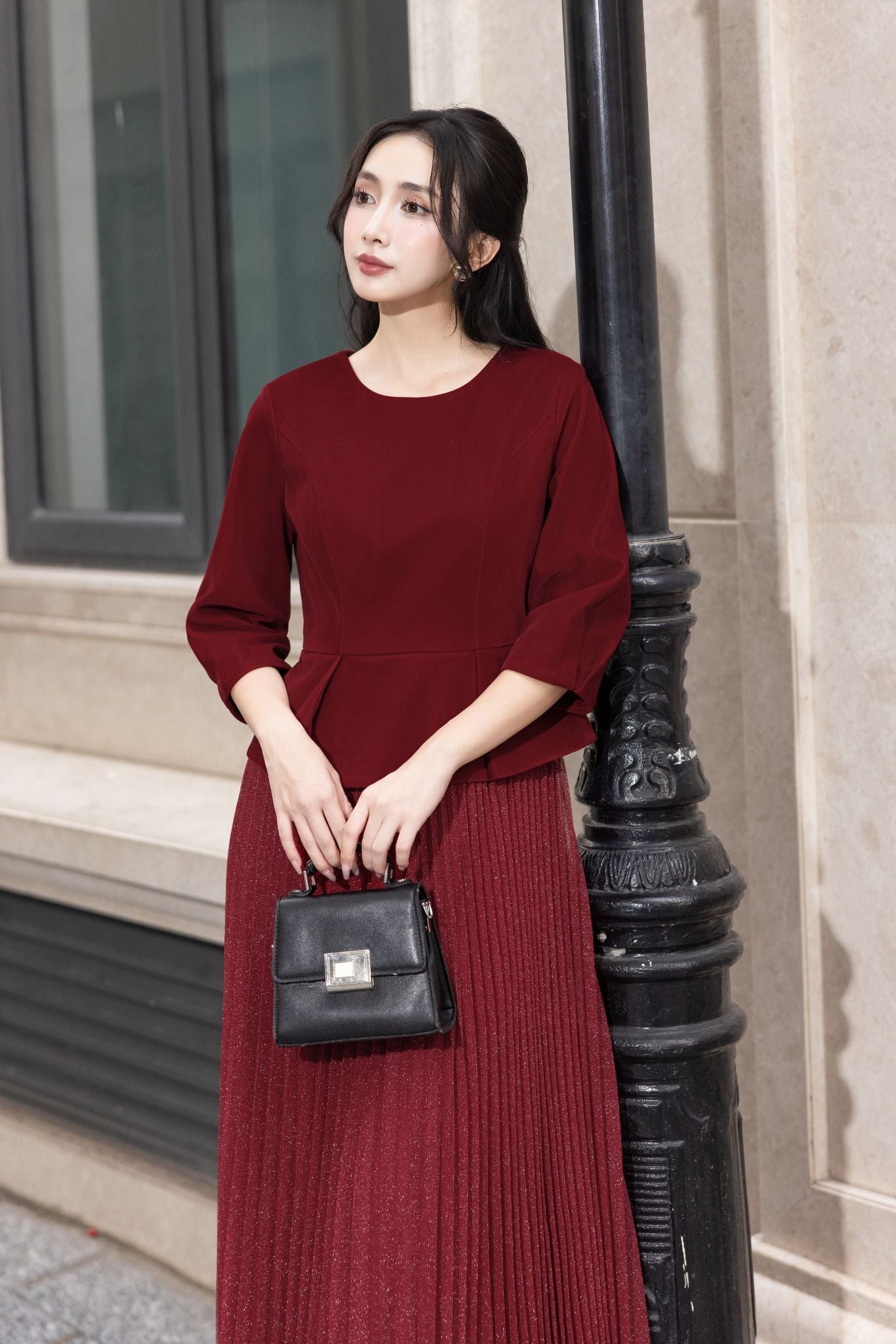 ĐẦM LIỀN ĐỎ D07362