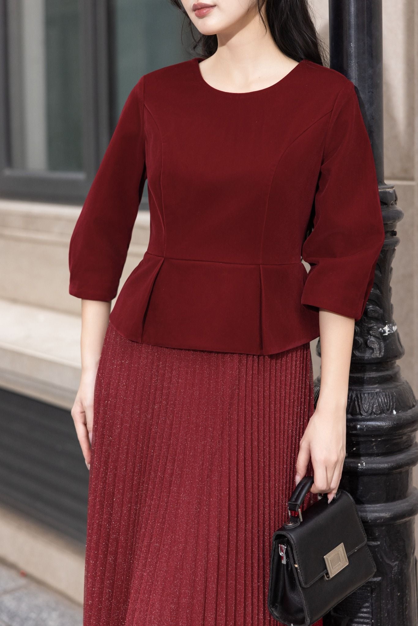 ĐẦM LIỀN ĐỎ D07362