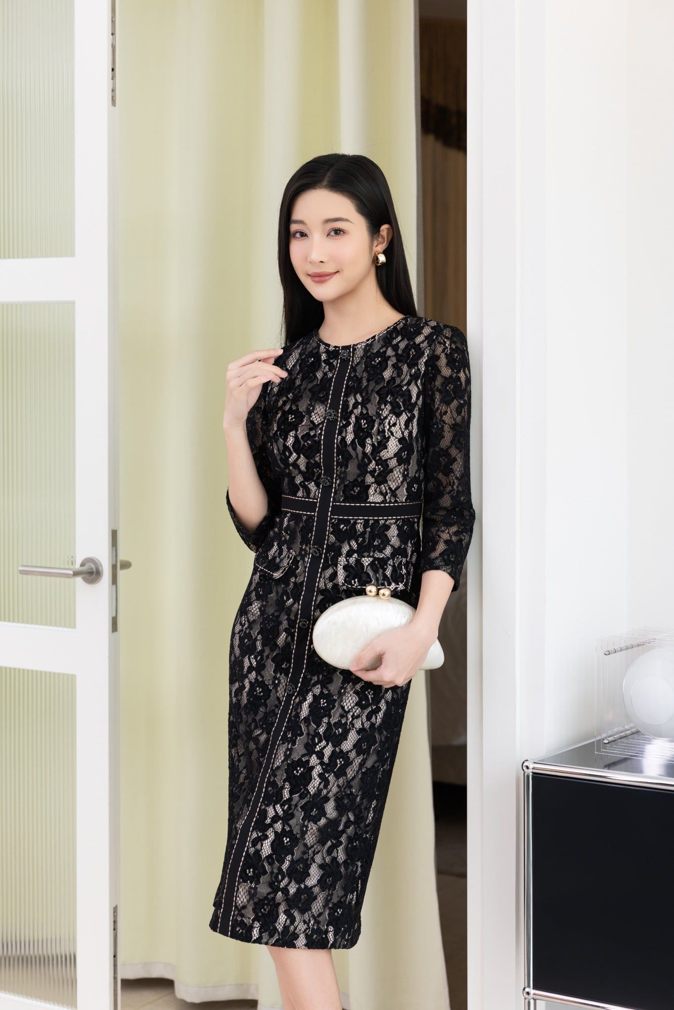 ĐẦM ÔM REN CAO CẤP D07382