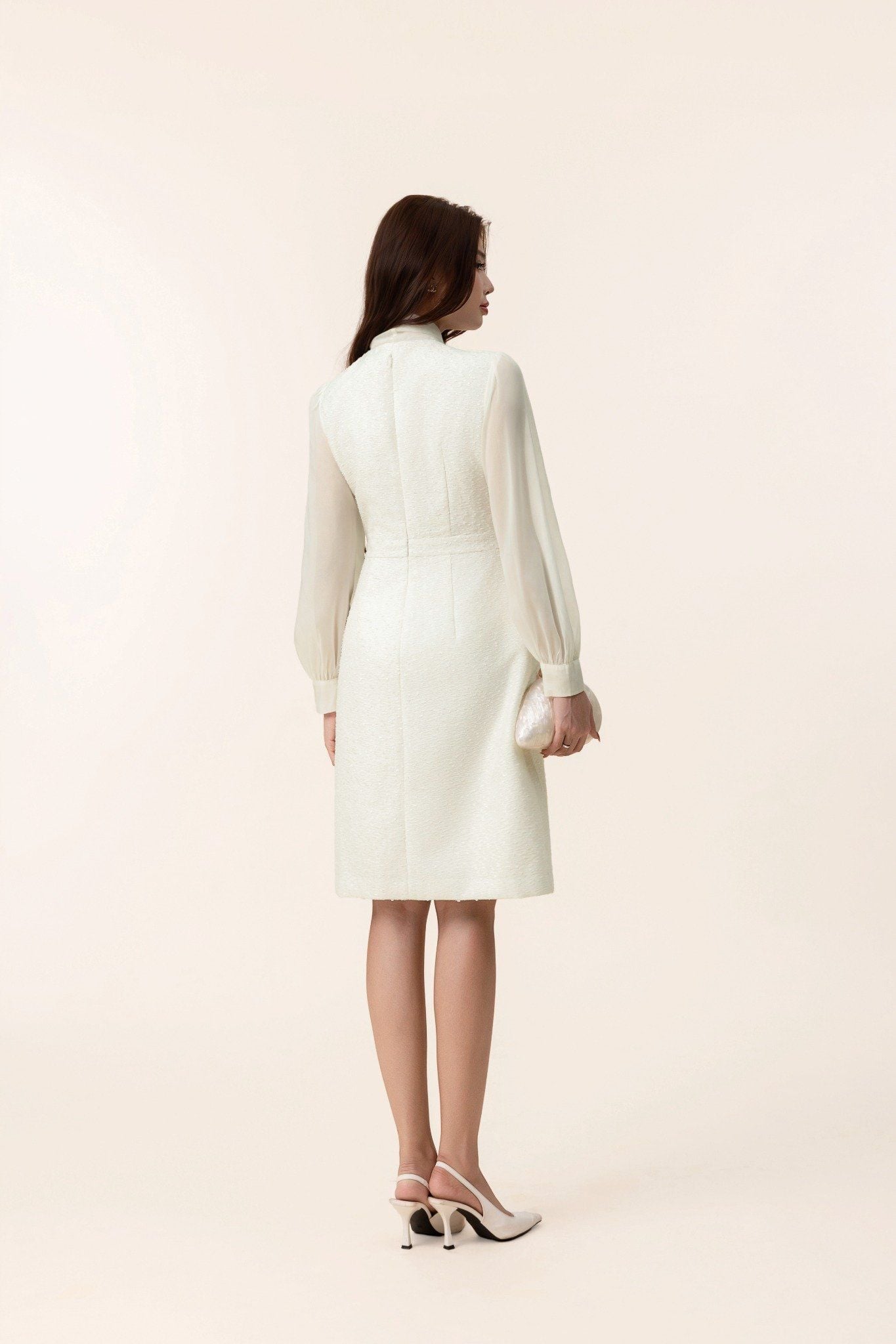 ĐẦM TRẮNG CỔ NƠ D07392