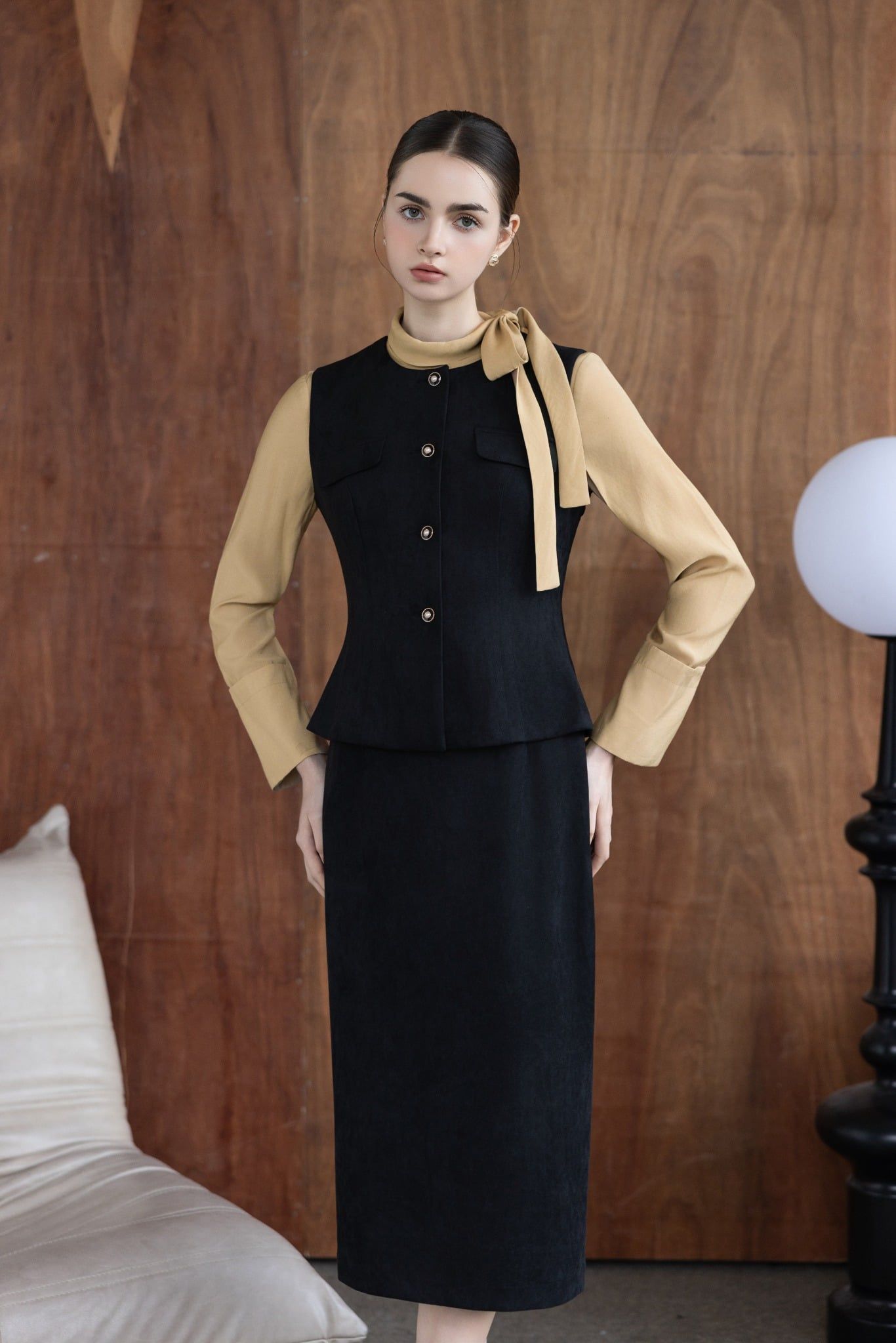 ĐẦM LIỀN THIẾT KẾ D07422