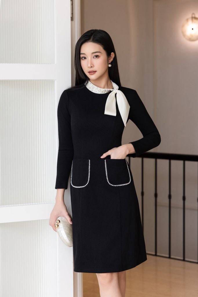 ĐẦM THIẾT KẾ ĐÍNH NGỌC D07652