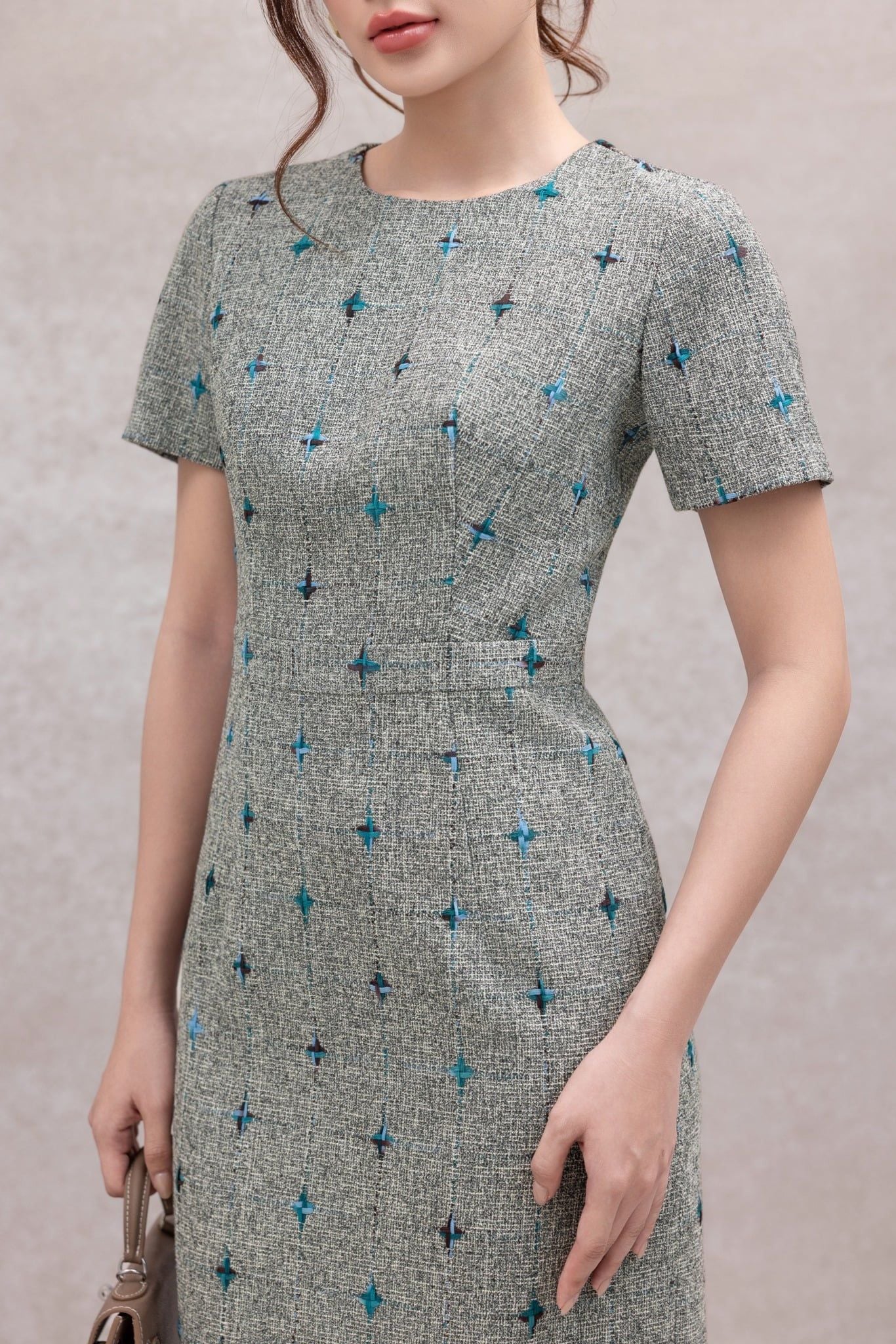 ĐẦM ÔM HOẠ TIẾT D07682