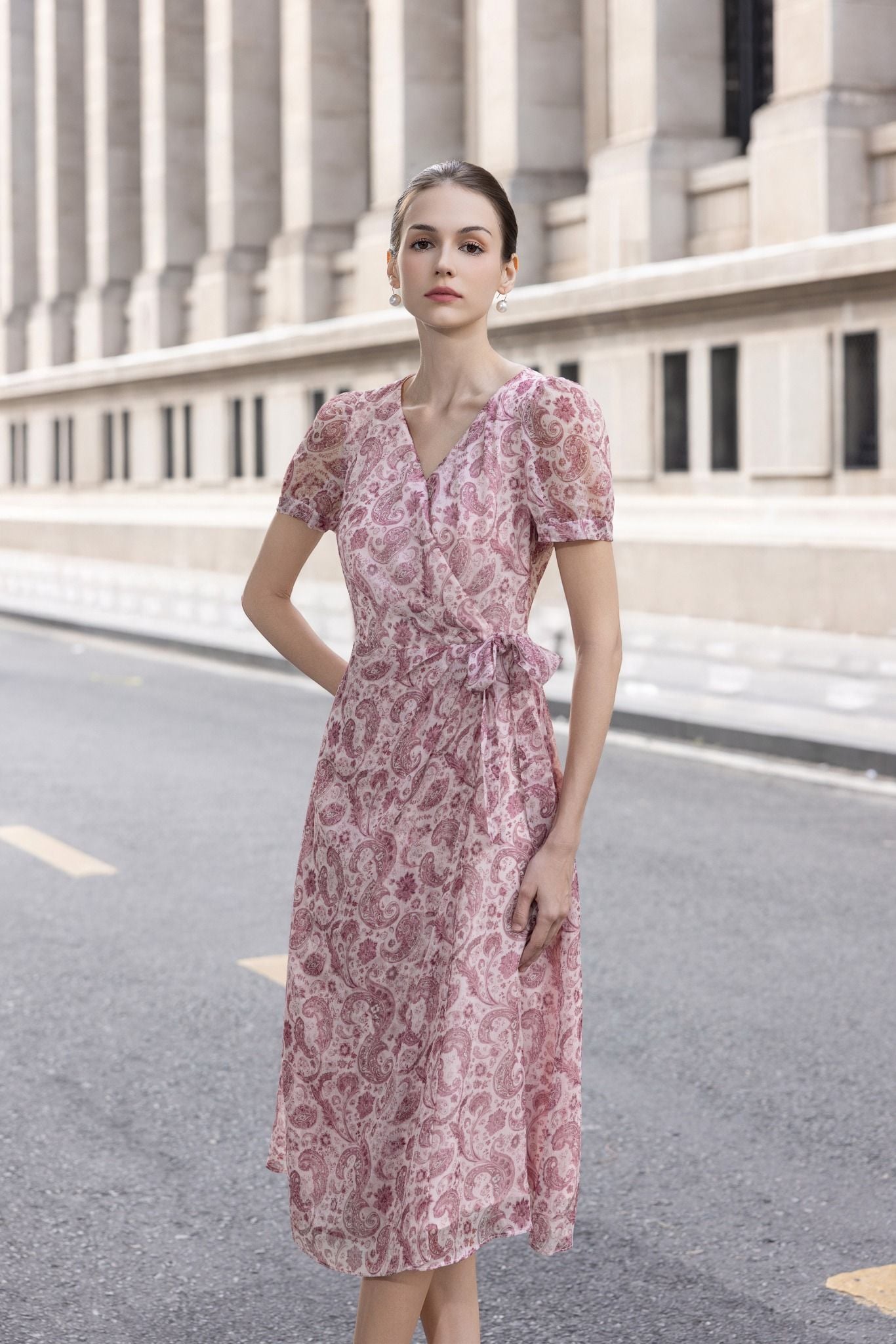 ĐẦM VOAN HOẠ TIẾT D08012