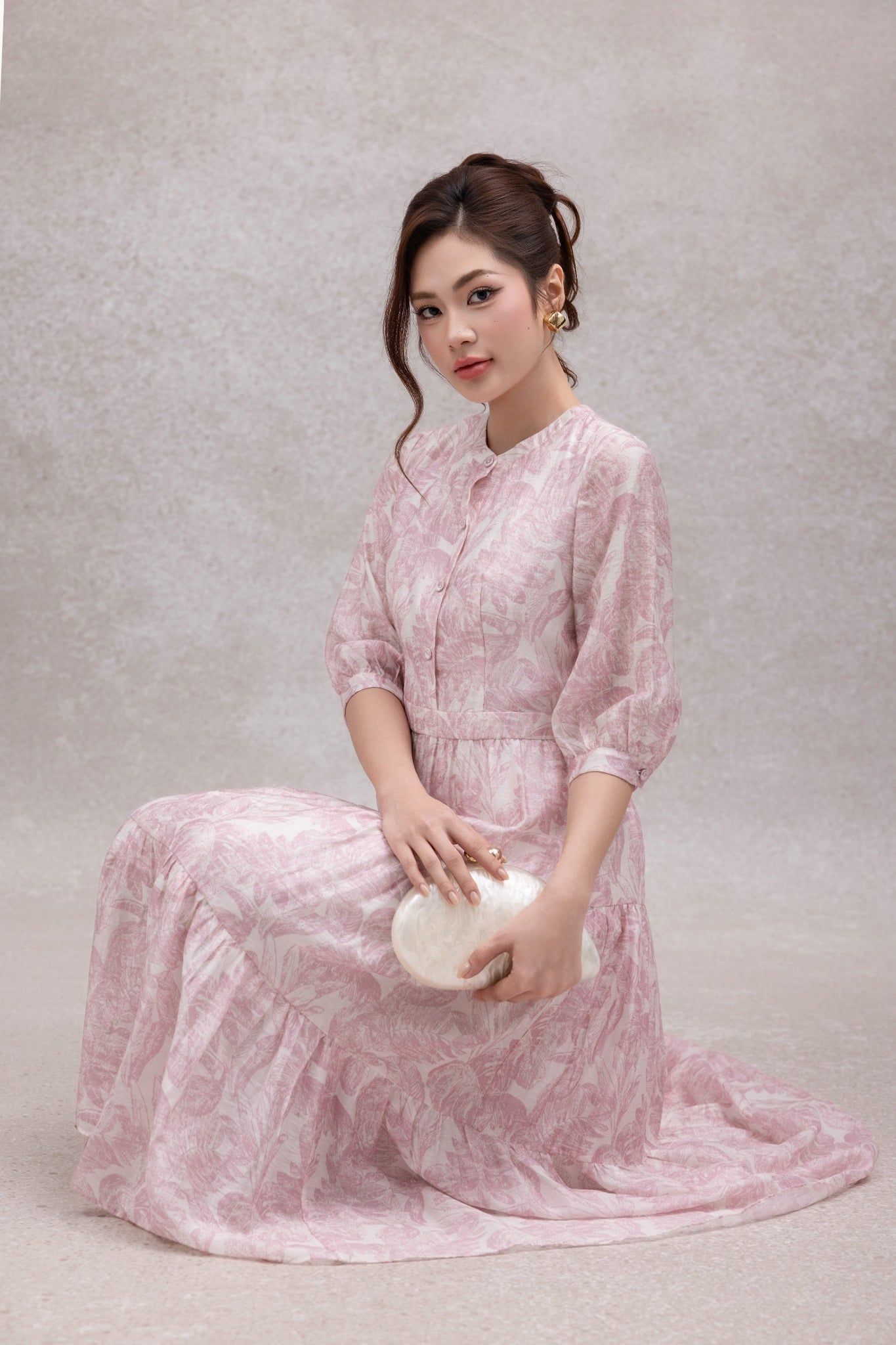 ĐẦM TƠ HOẠ TIẾT D08362