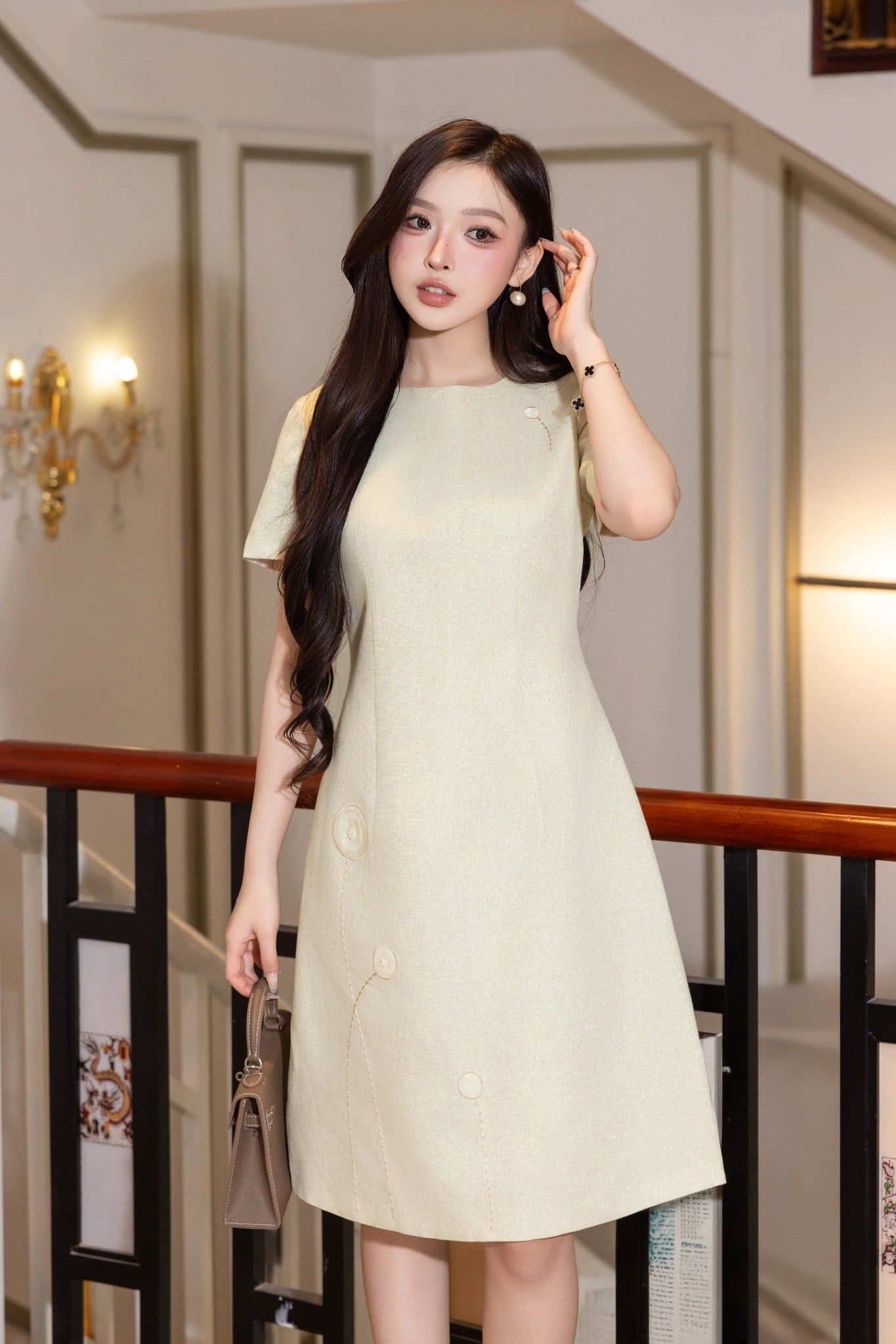 ĐẦM THIẾT KẾ ĐÍNH NGỌC D08942