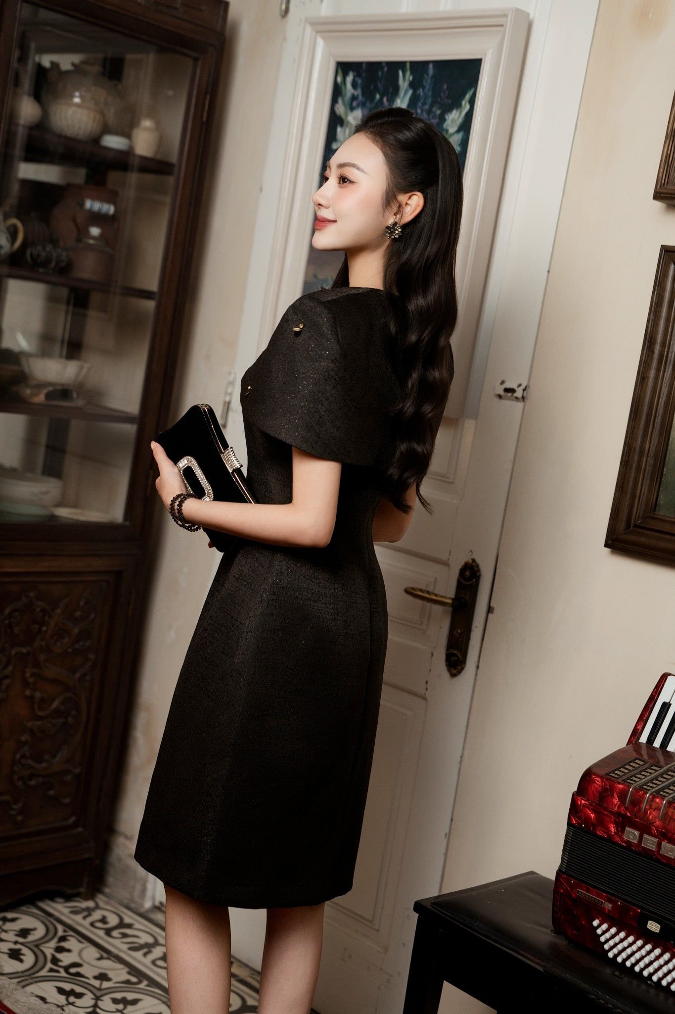 ĐẦM TIỆC GẤM D09072