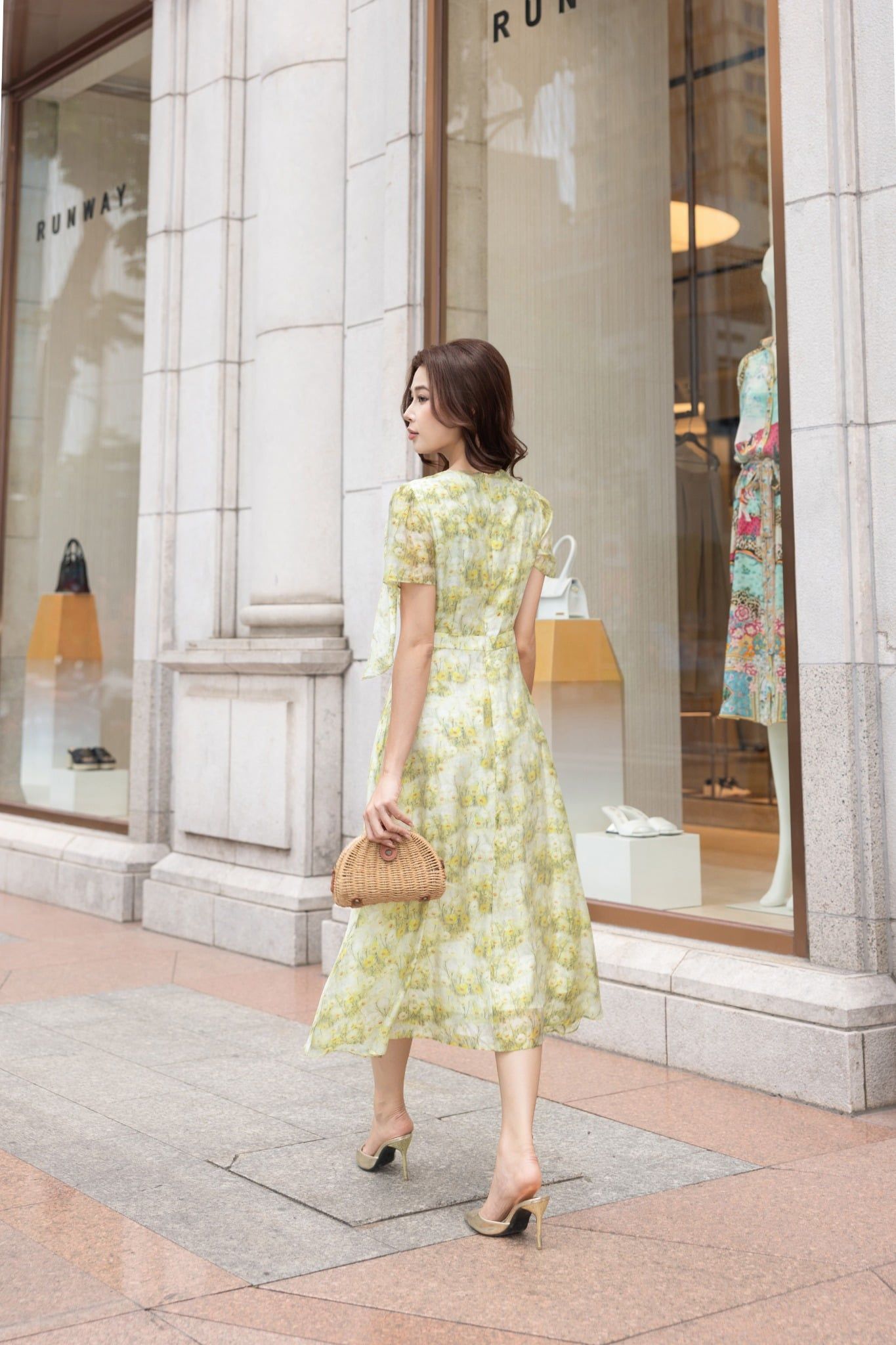 ĐẦM HOA VÀNG D09922