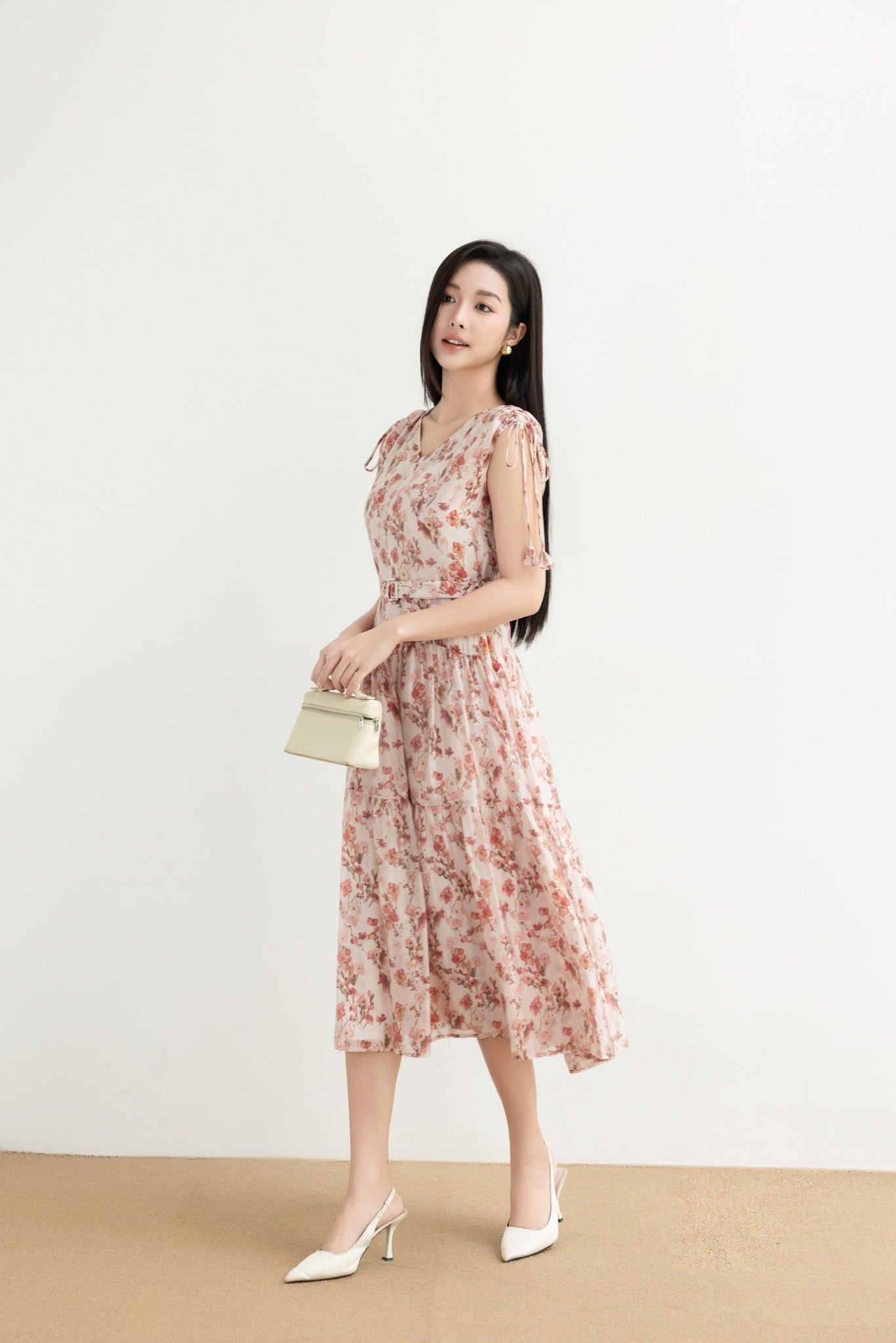 ĐẦM TƠ HOA RÚT VAI D10352