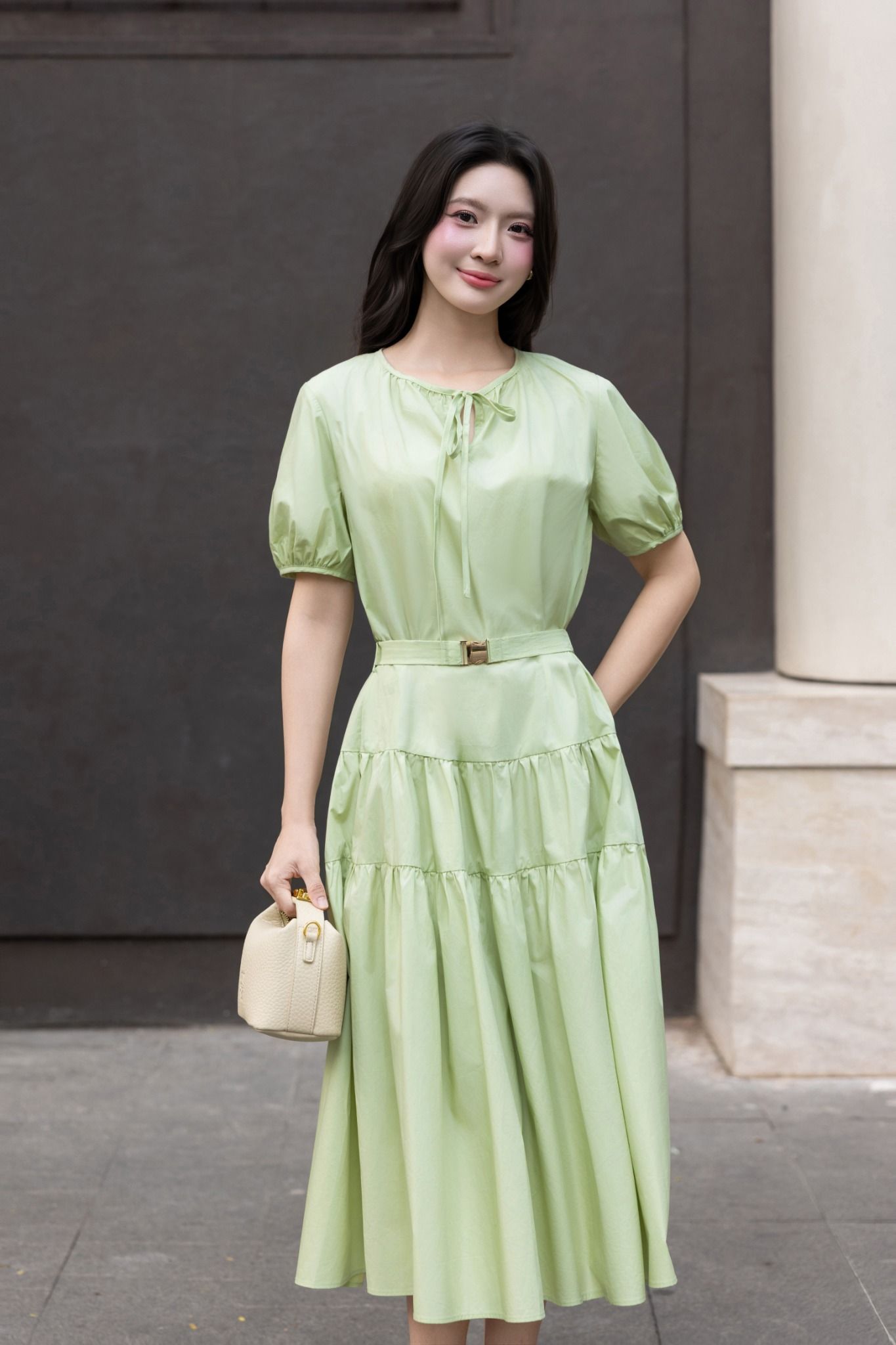 ĐẦM THÔ XANH D10382