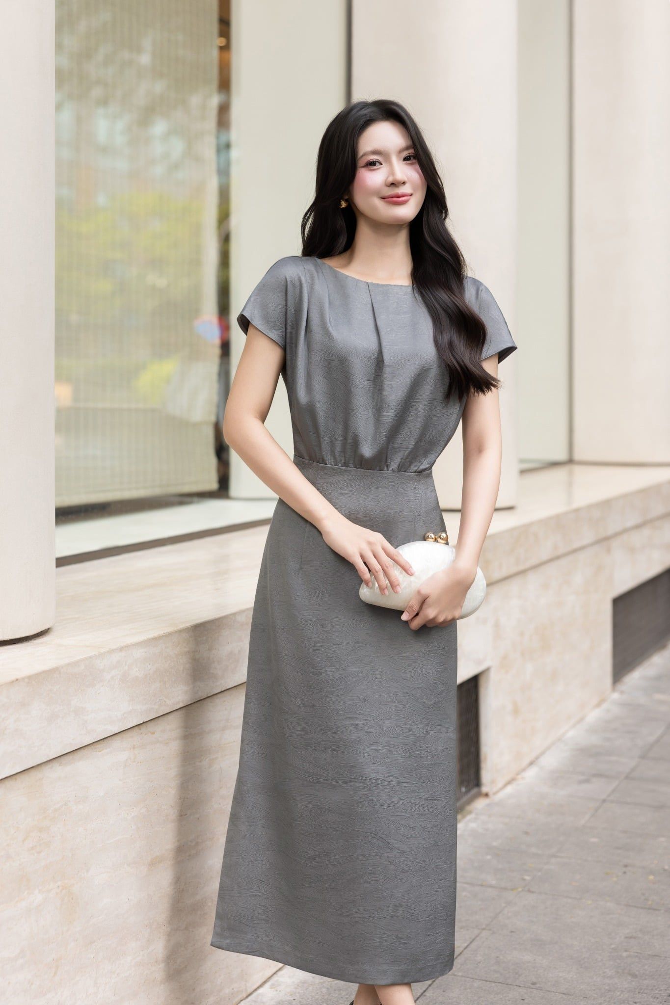 ĐẦM LỤA THIẾT KẾ D10402