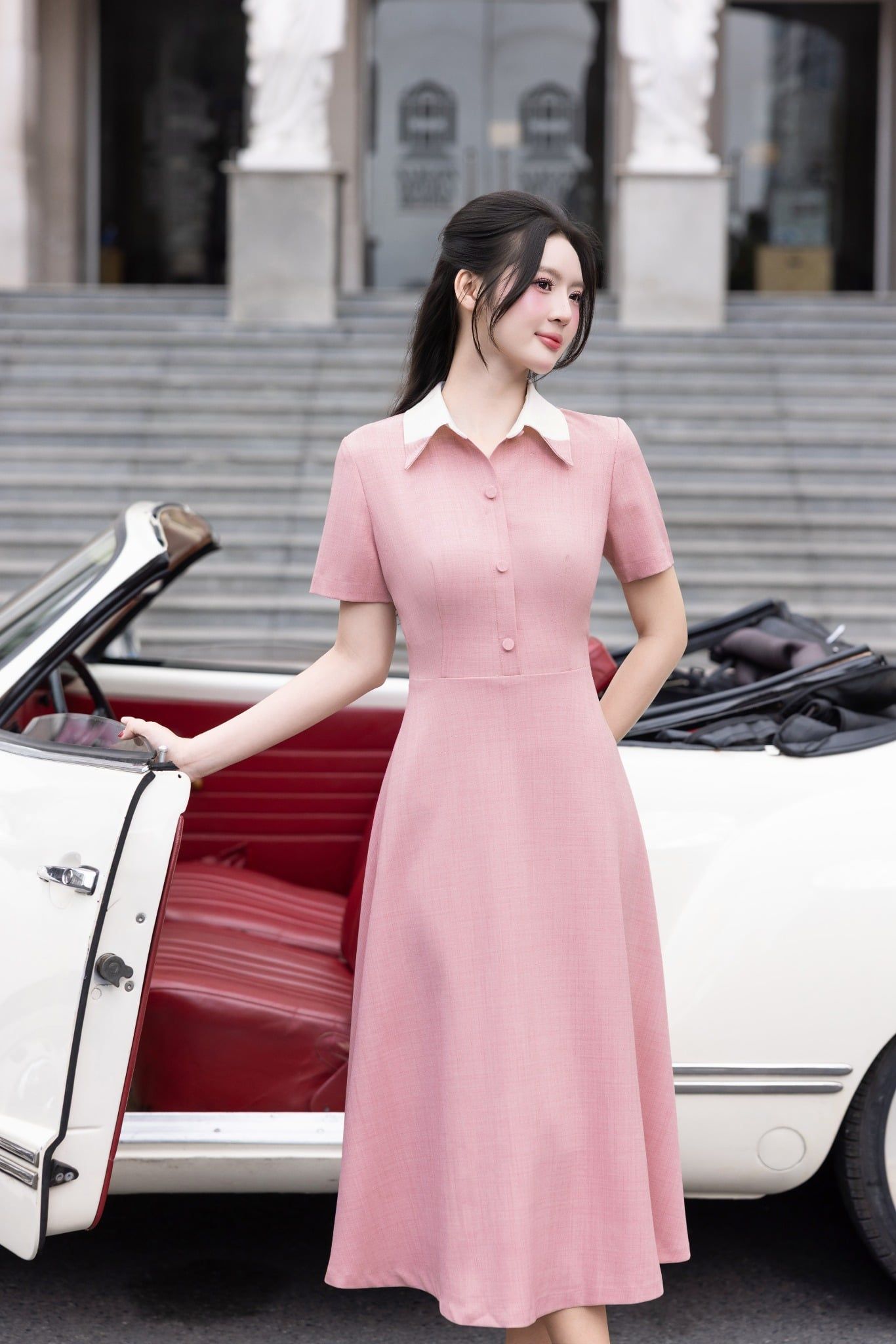 ĐẦM CỔ BẺ D10452