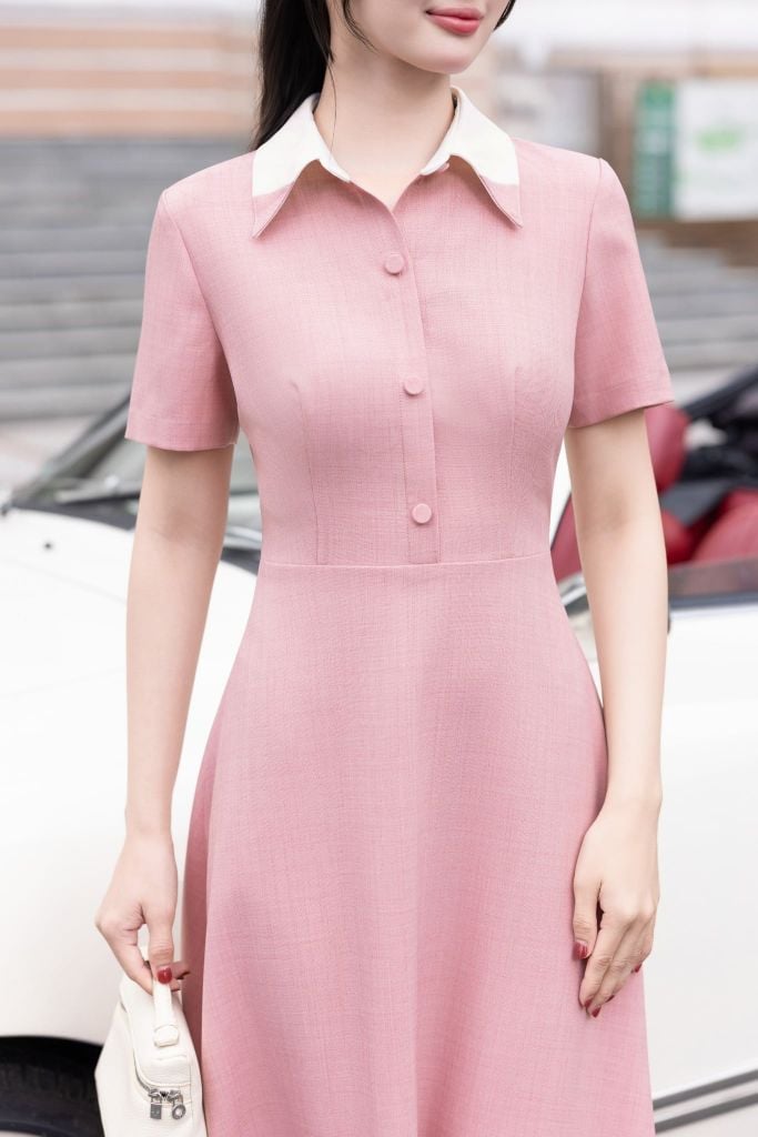  ĐẦM CỔ BẺ D10452 