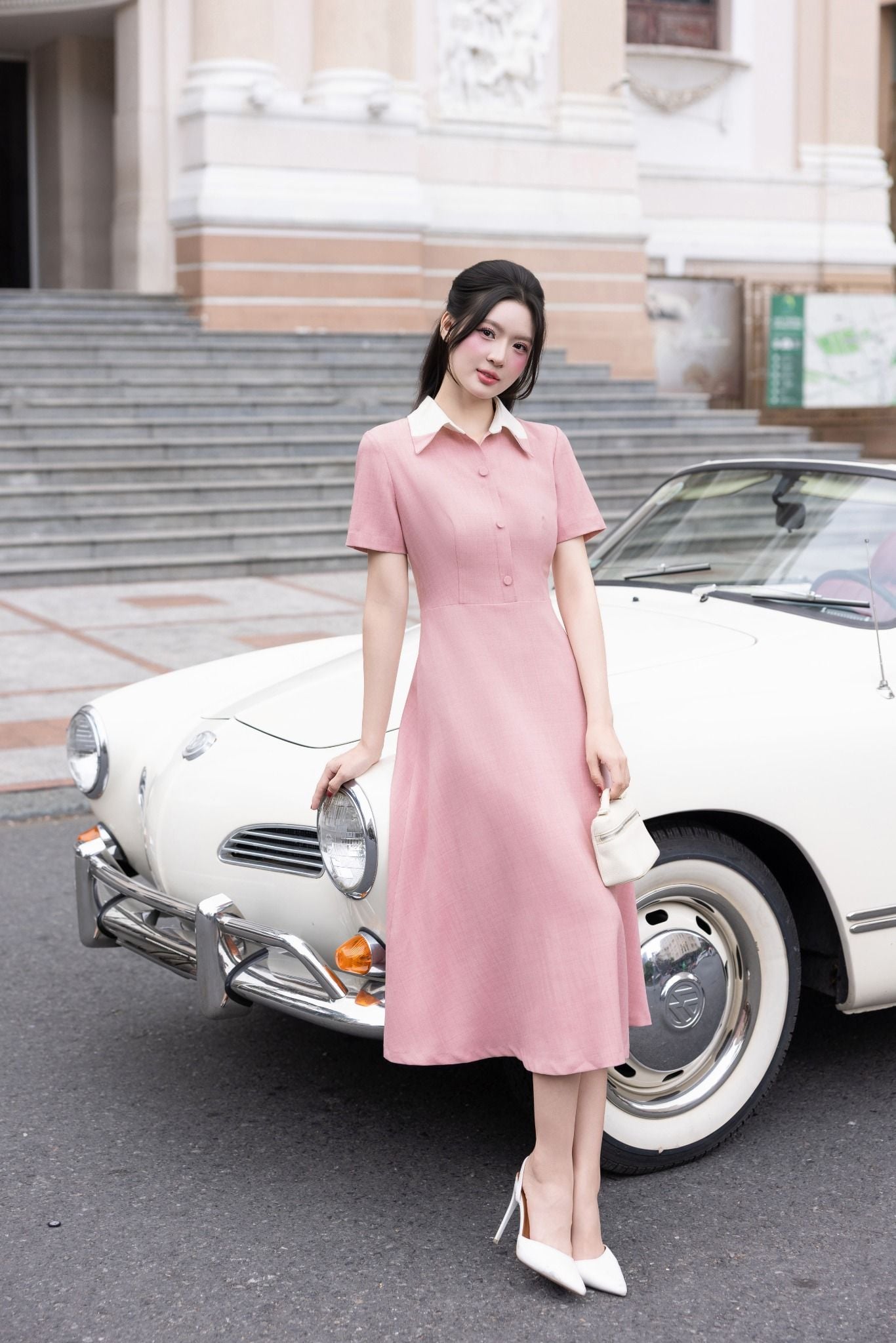 ĐẦM CỔ BẺ D10452