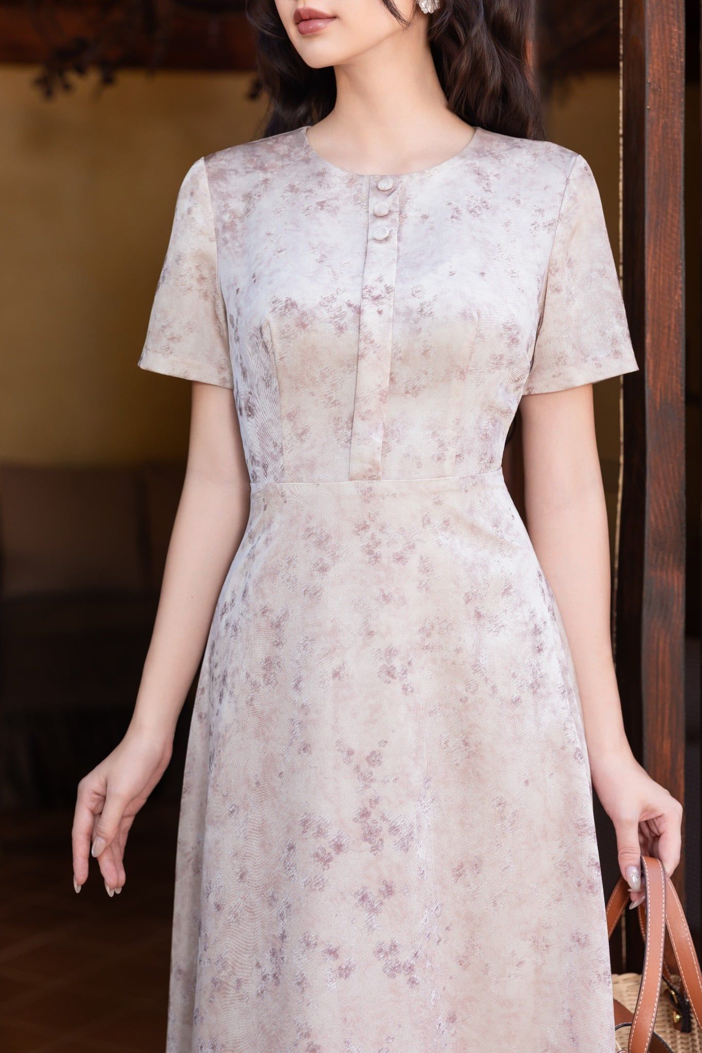 ĐẦM LỤA THIẾT KẾ D10492