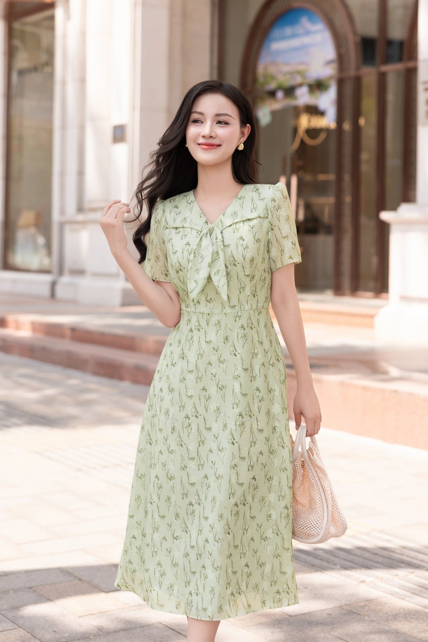 ĐẦM TƠ HOA D10752