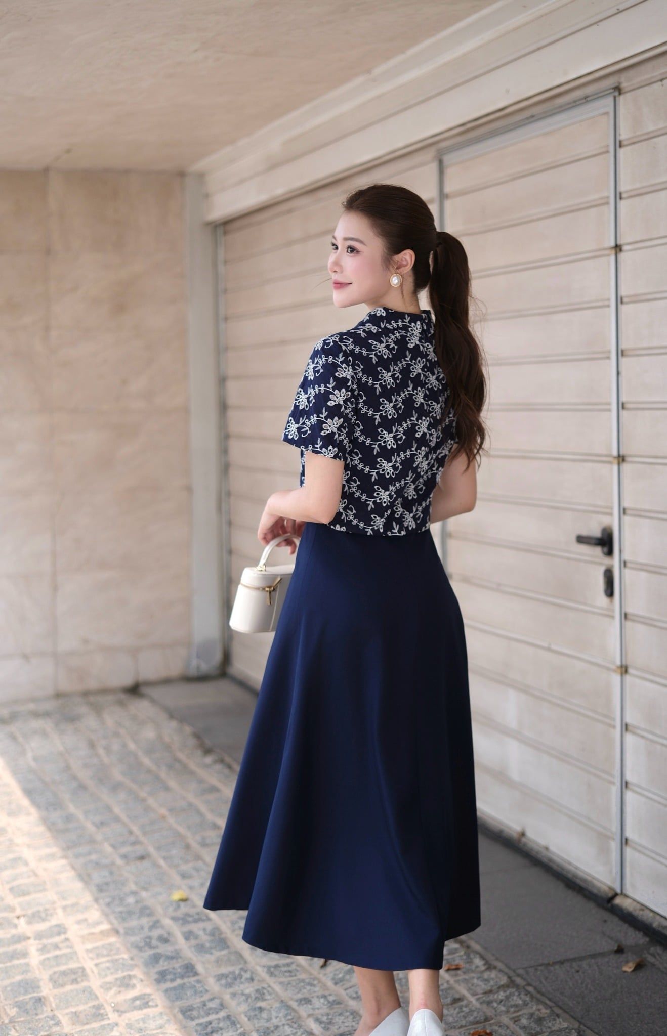 ĐẦM LIỀN THÊU HOẠ TIẾT D10892