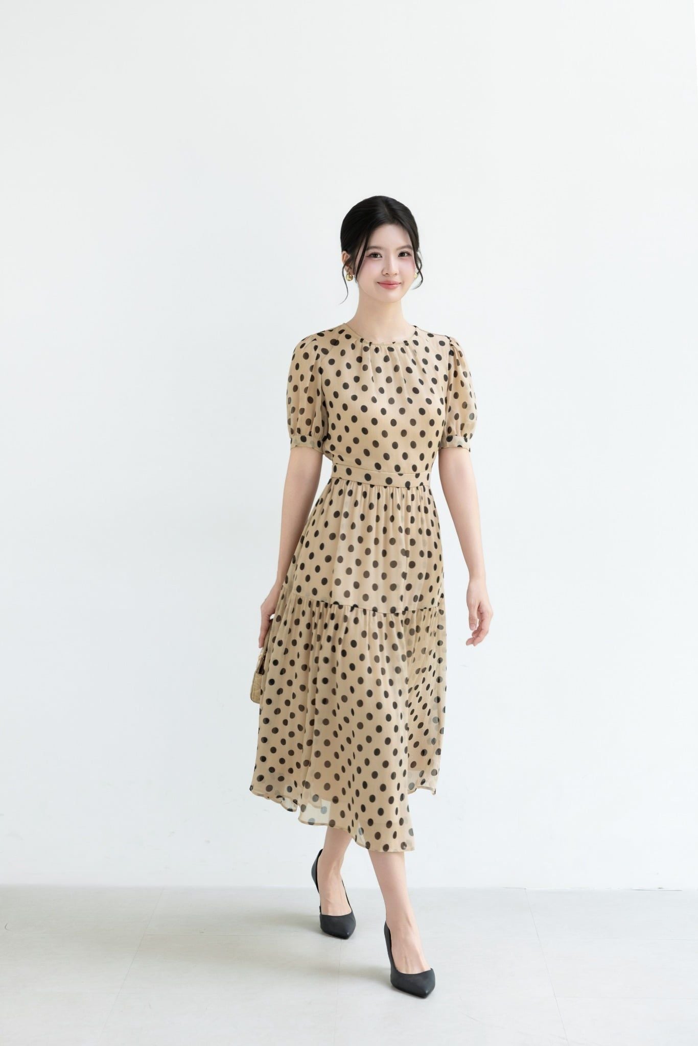 ĐẦM VOAN CHẤM BI D11132