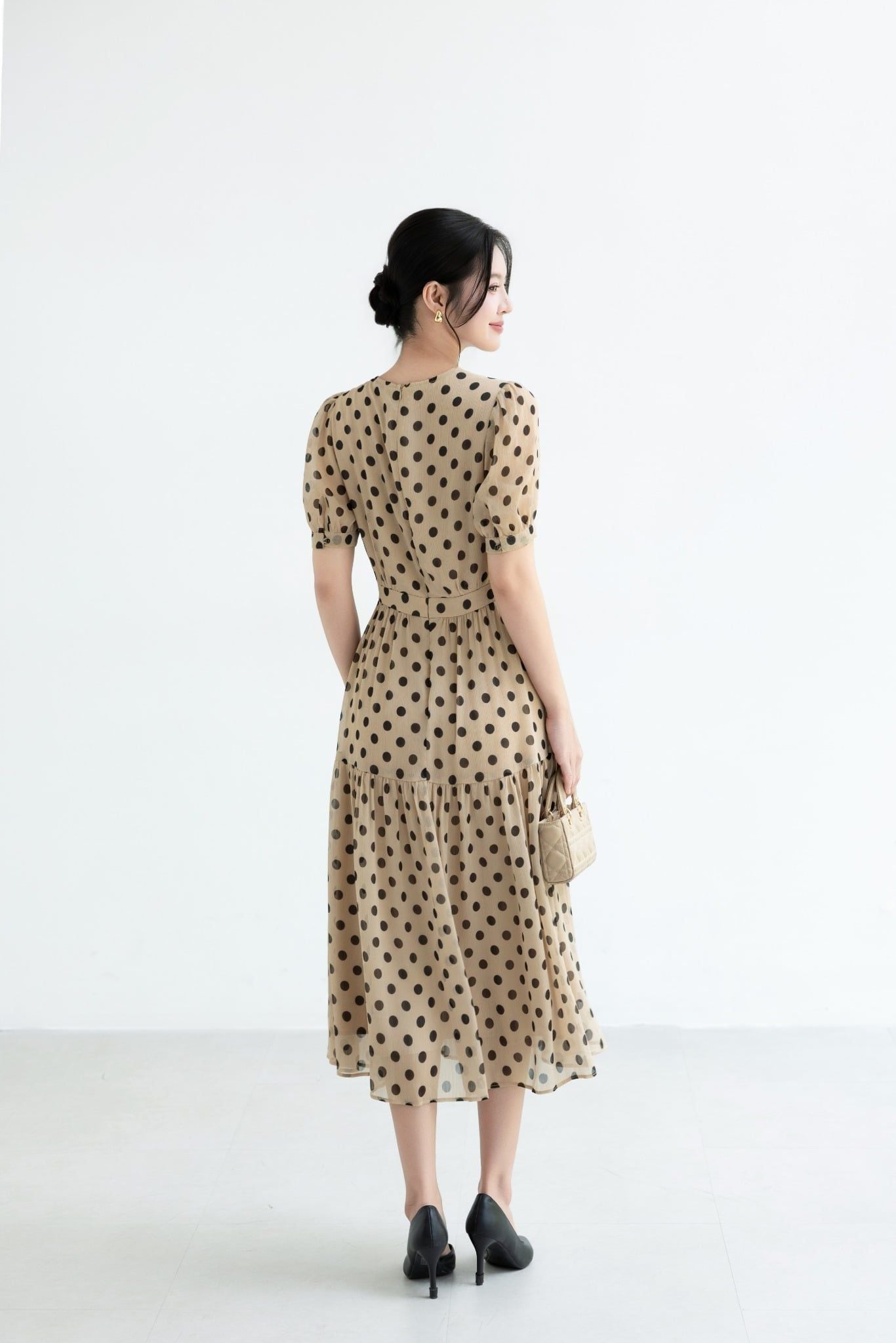 ĐẦM VOAN CHẤM BI D11132