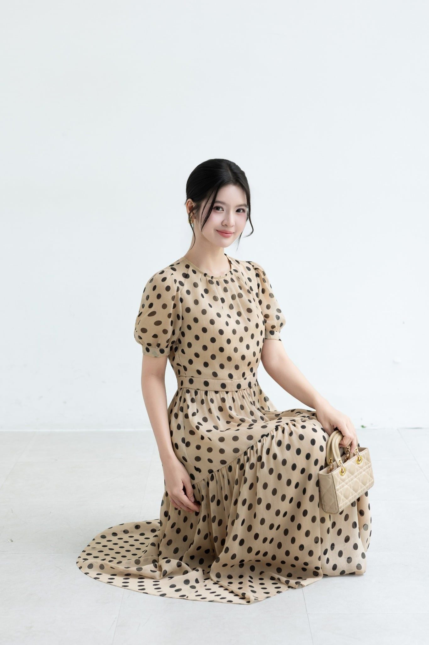 ĐẦM VOAN CHẤM BI D11132