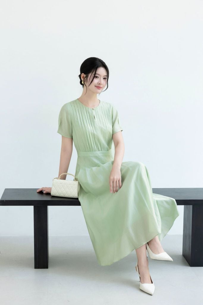  ĐẦM XẾP LI D11202 