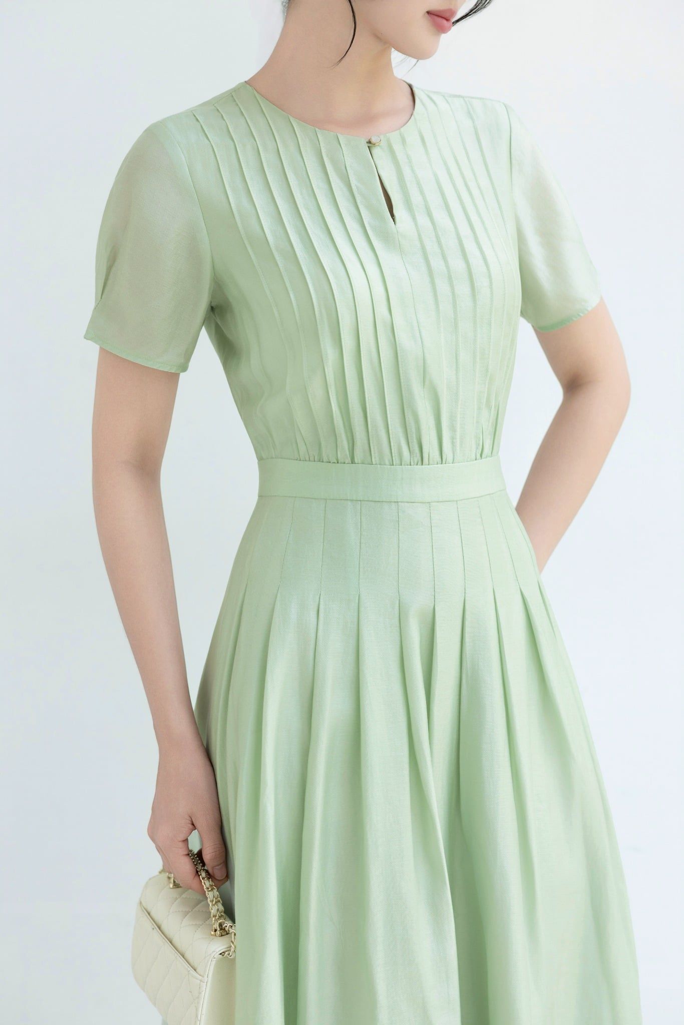 ĐẦM XẾP LI D11202
