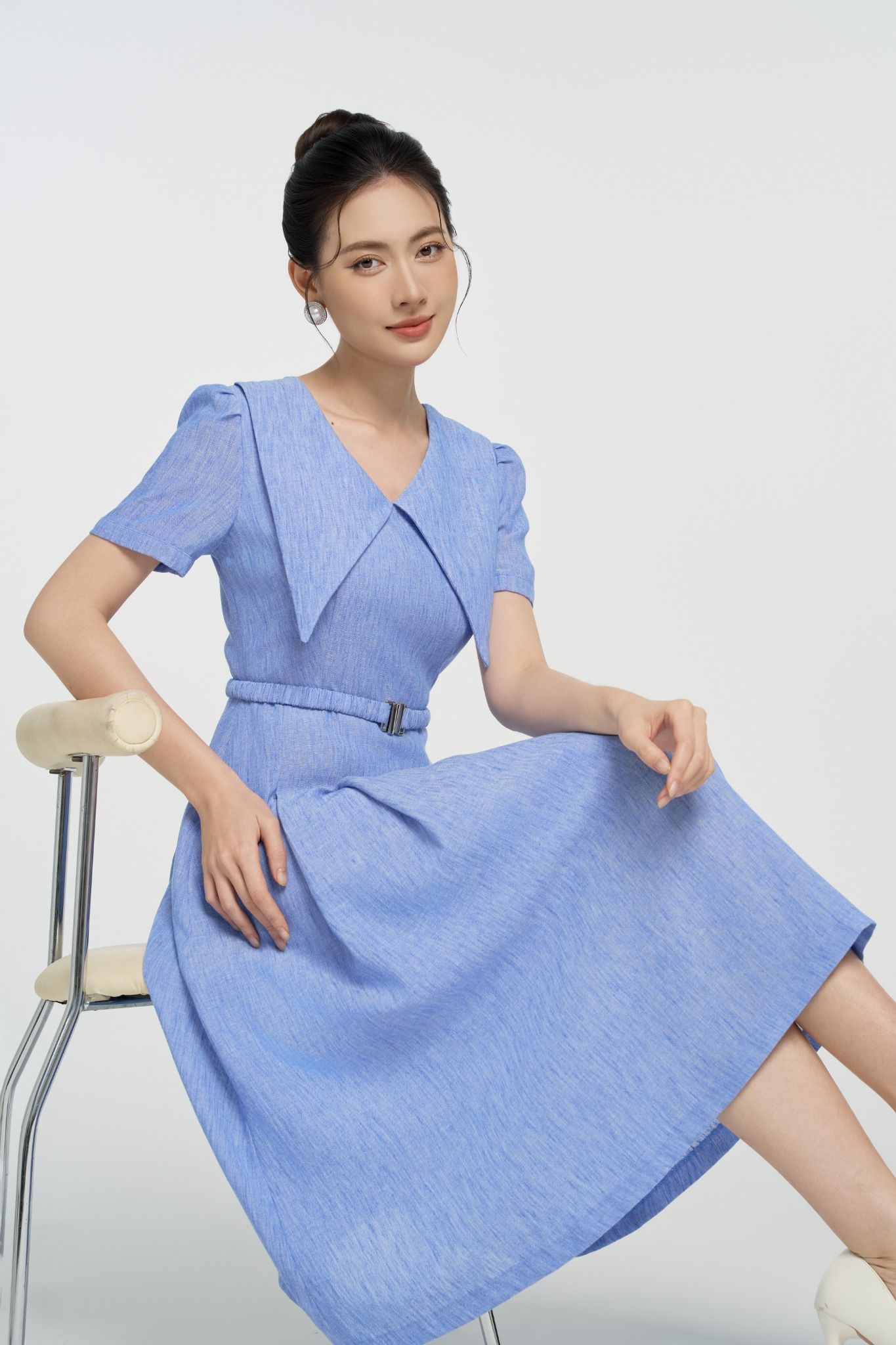 ĐẦM THIẾT KẾ CỔ BẢN TO D40032