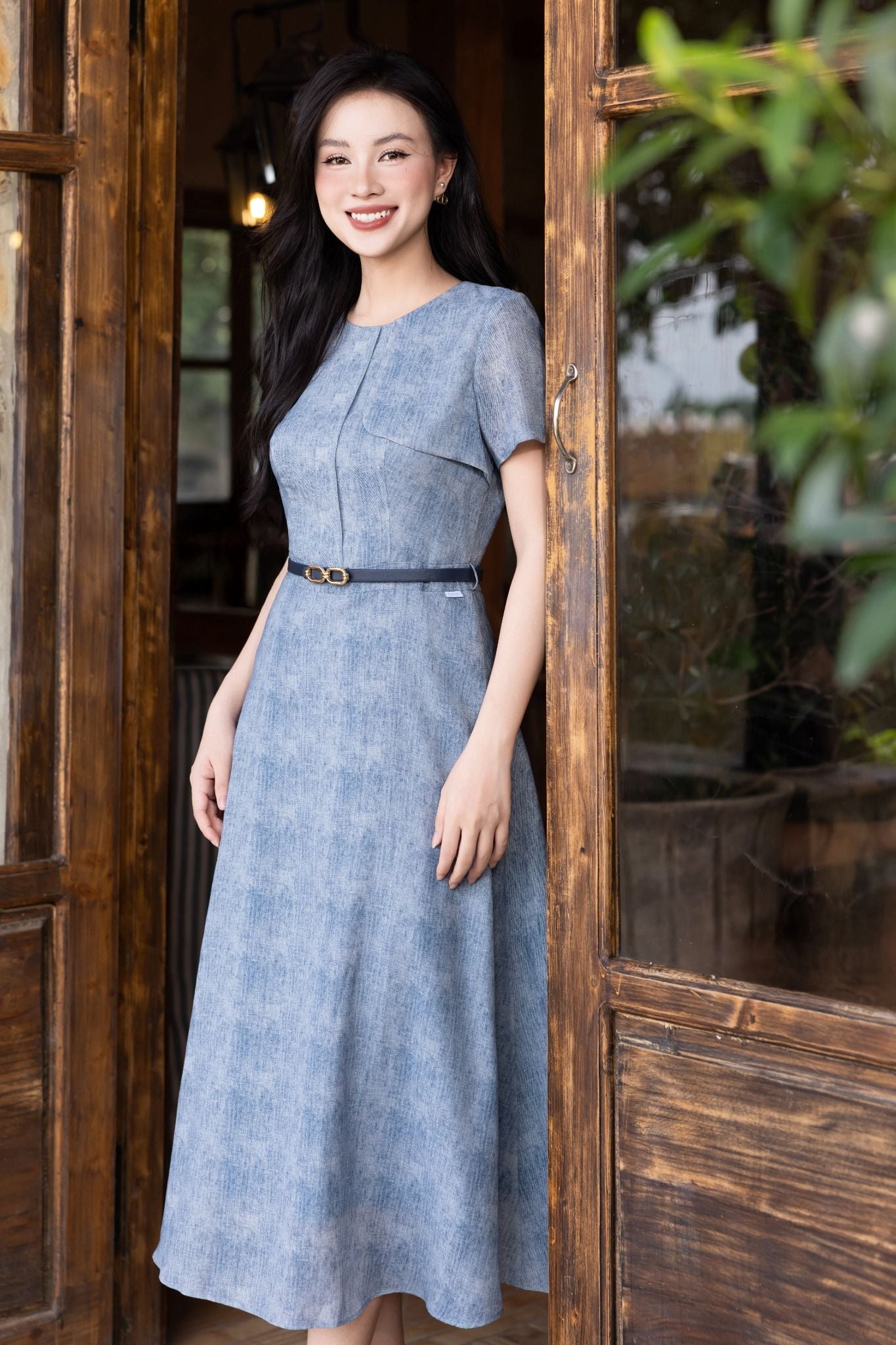 ĐẦM THÔ KÈM ĐAI D40452