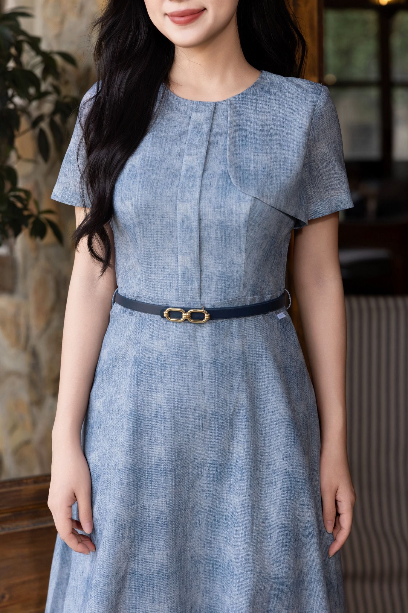 ĐẦM THÔ KÈM ĐAI D40452