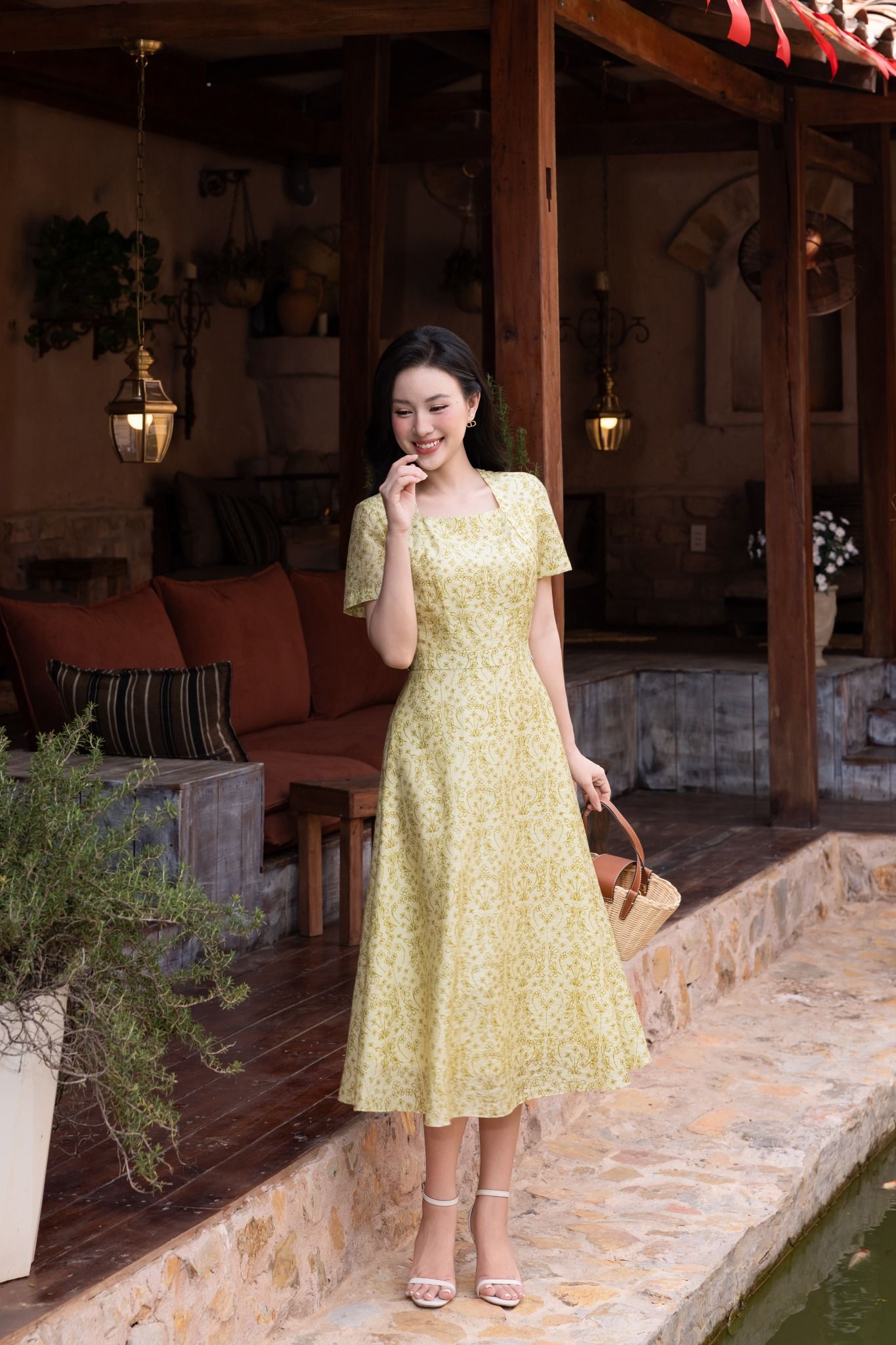 ĐẦM TƠ HOA NHÍ D40462