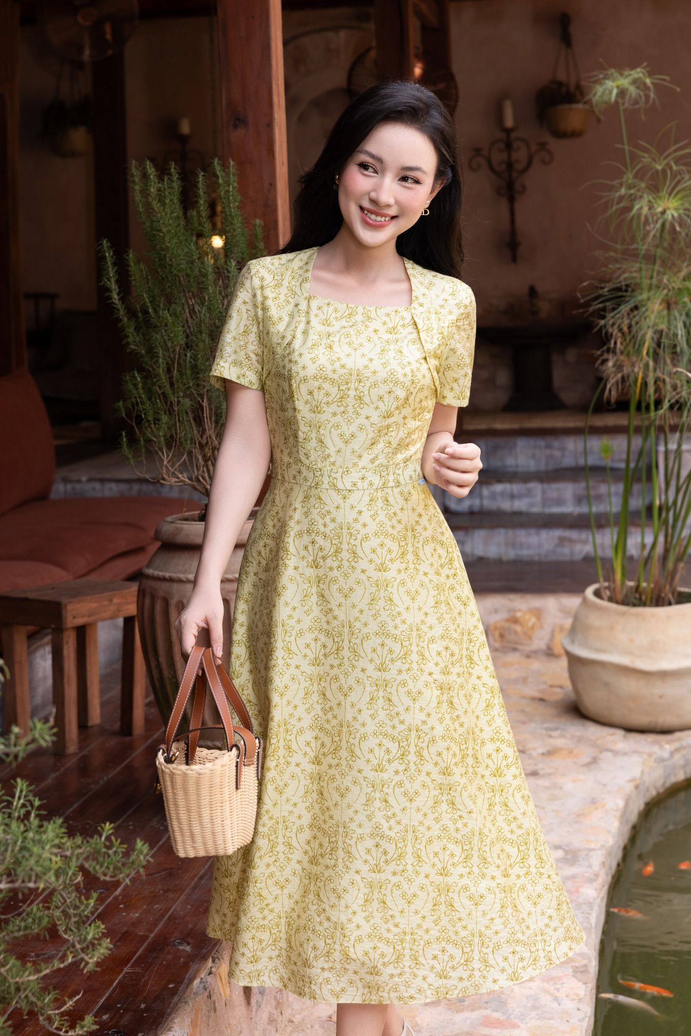 ĐẦM TƠ HOA NHÍ D40462