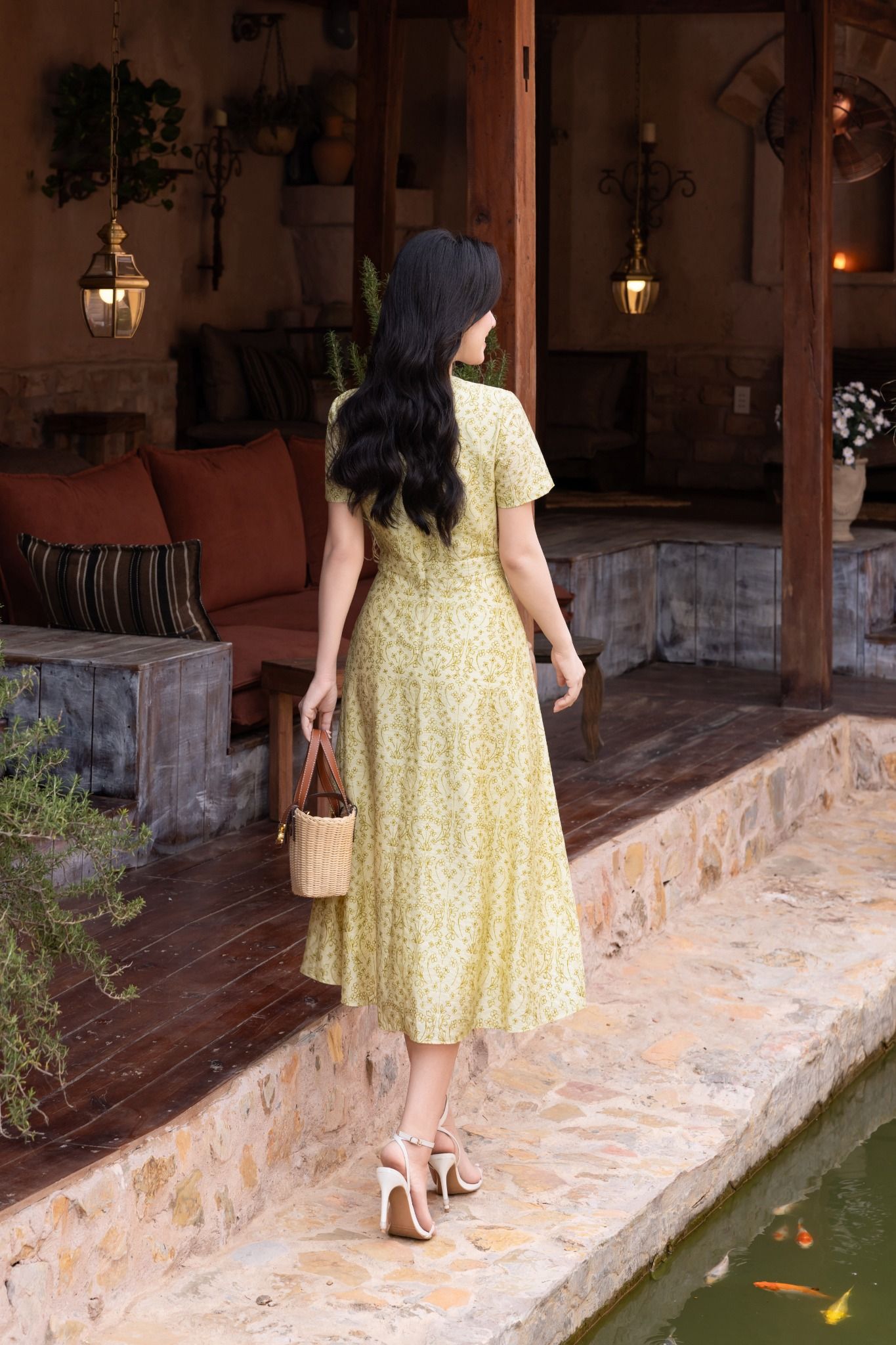 ĐẦM TƠ HOA NHÍ D40462