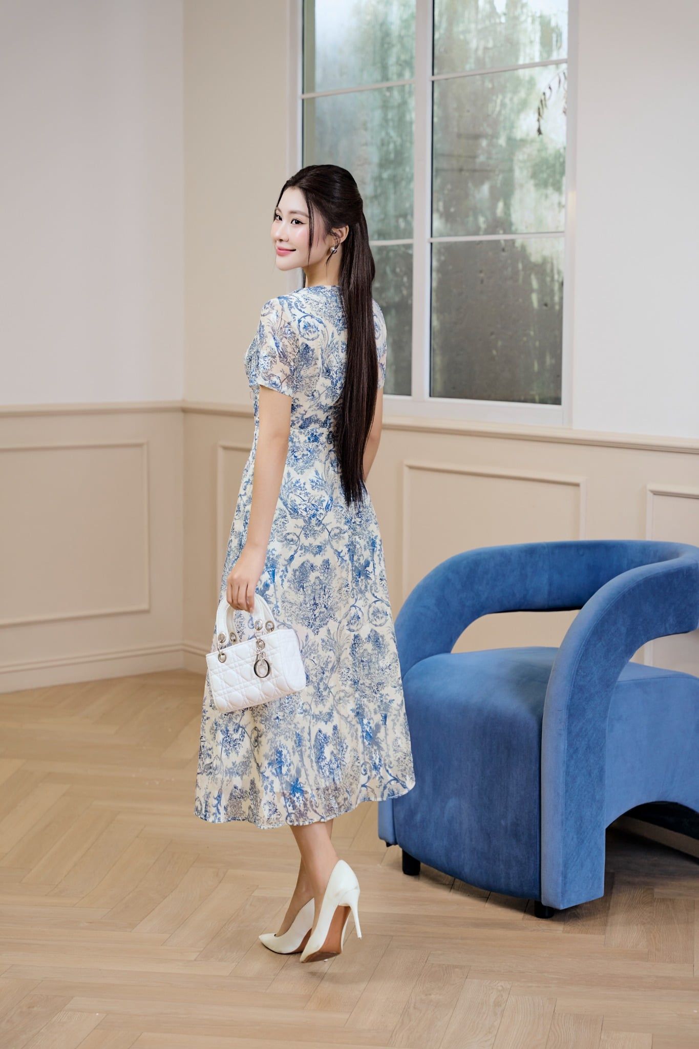 ĐẦM TƠ HOẠ TIẾT D40472