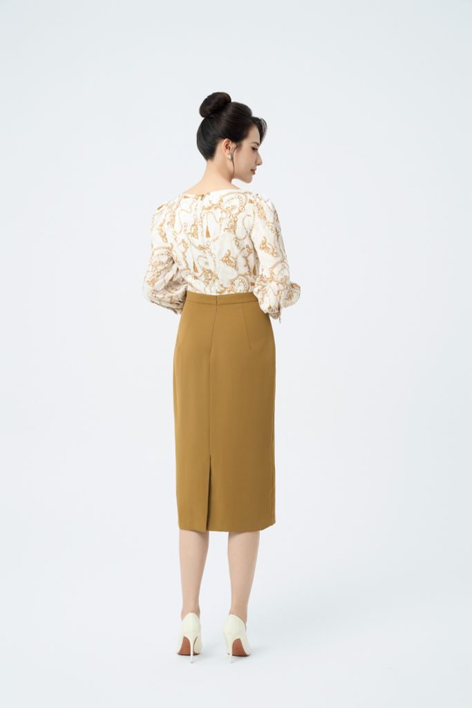  ĐẦM LIỀN PHỐI HỌA TIẾT D41872 