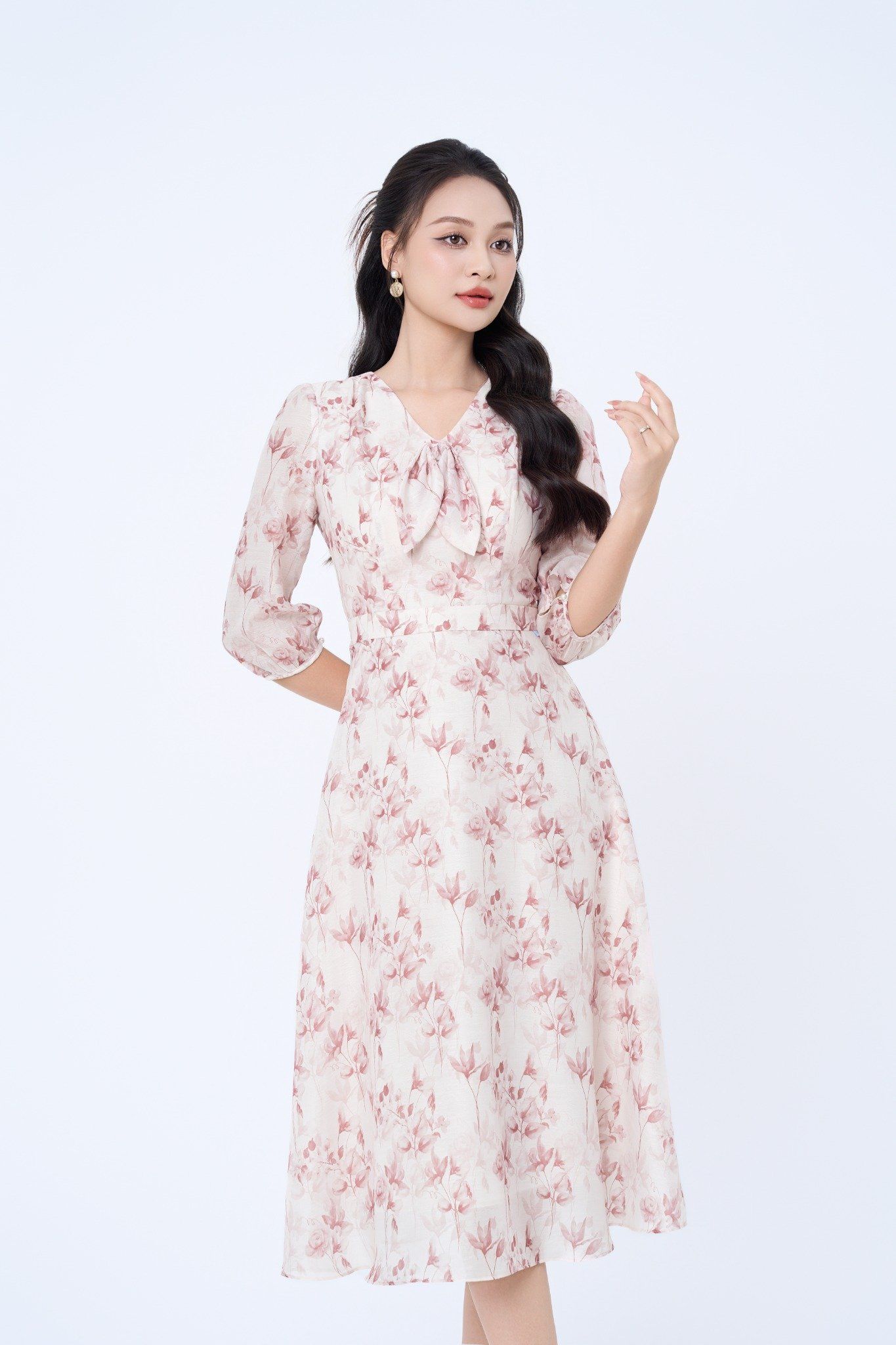 ĐẦM TƠ HOA D42182