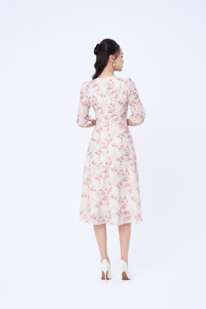  ĐẦM TƠ HOA D42182 