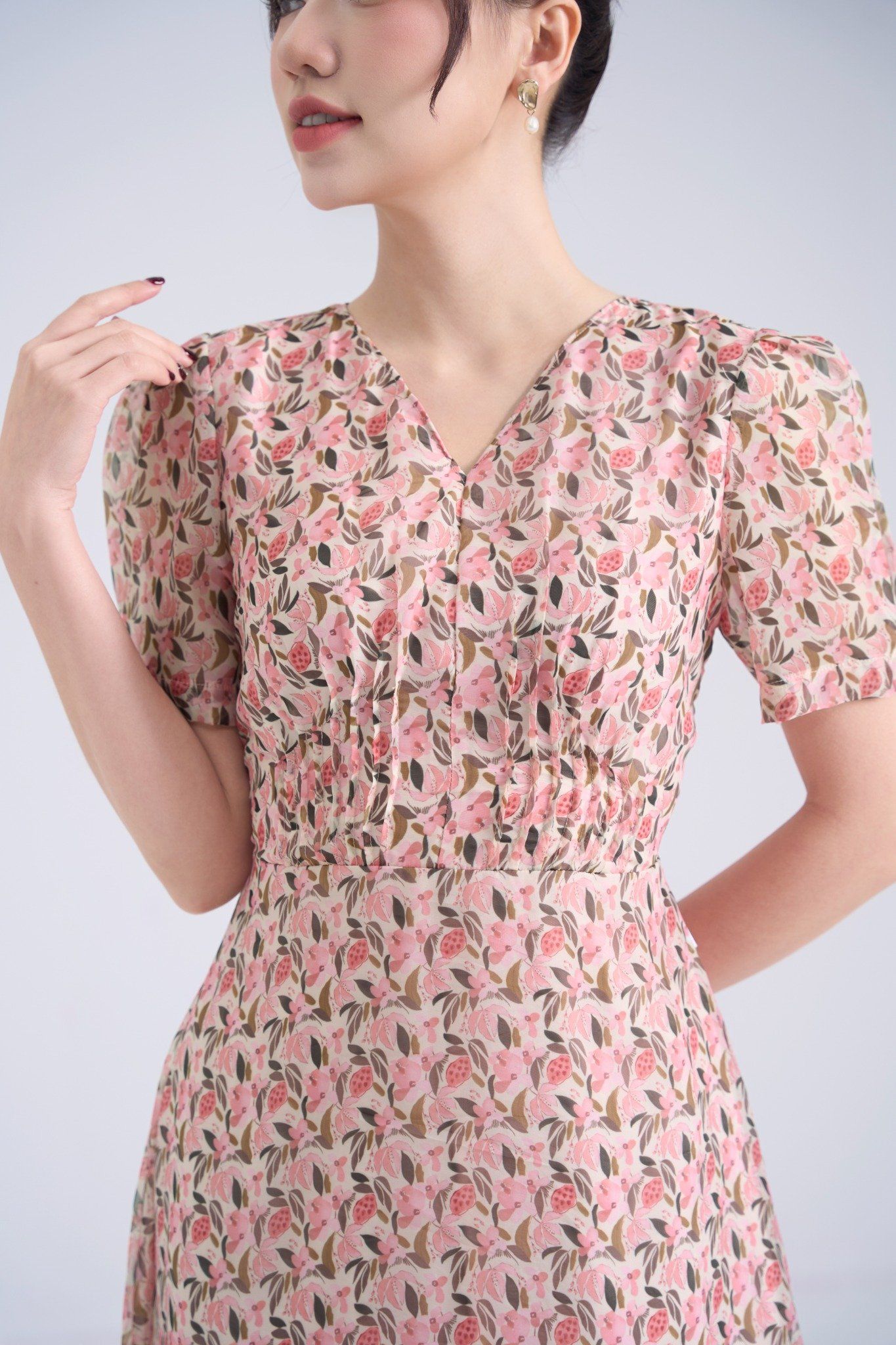 ĐẦM VOAN HOA D42912