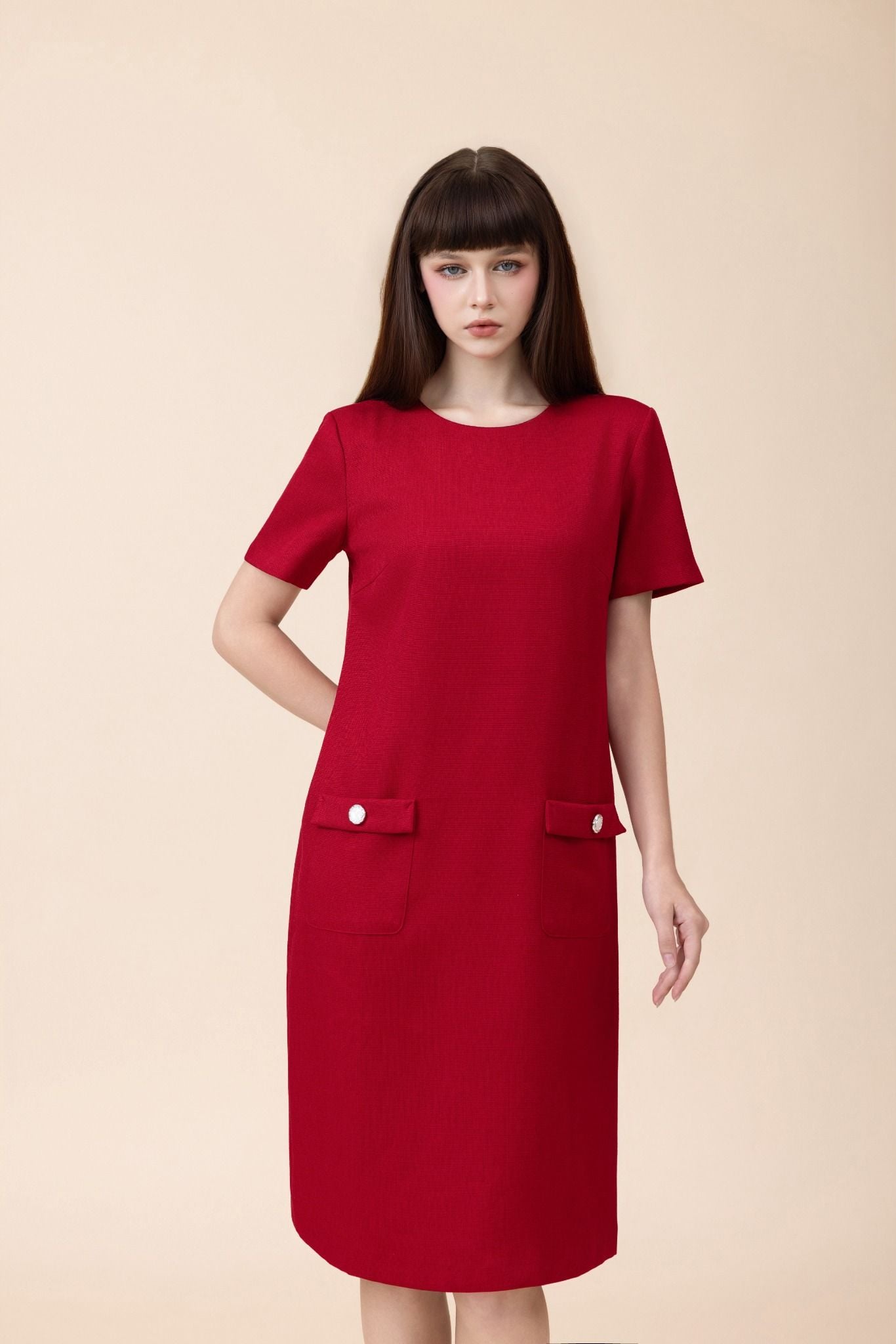 ĐẦM SUÔNG ĐỎ D64022