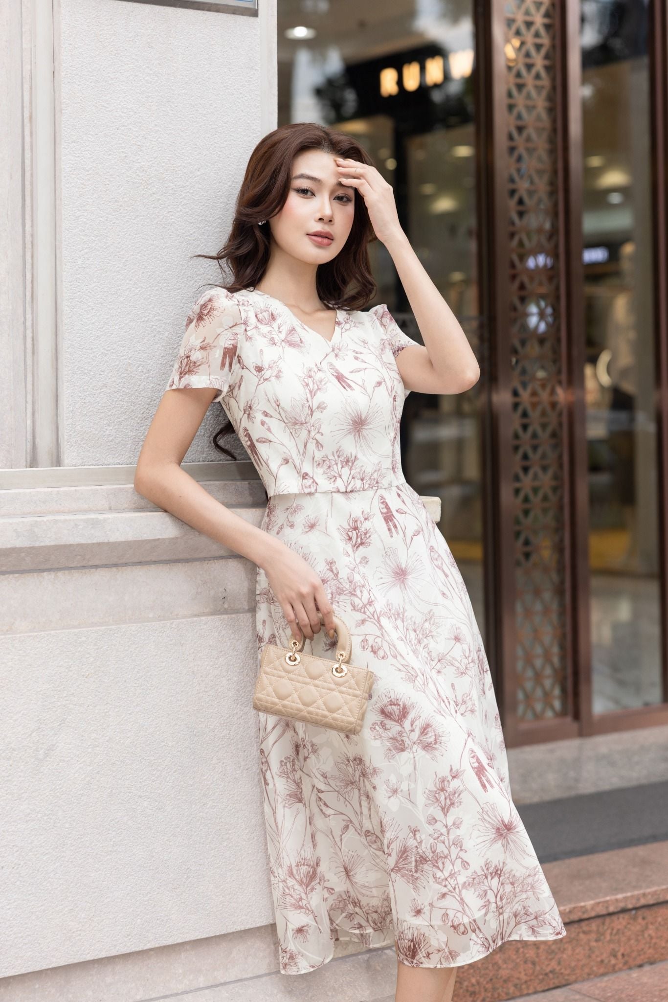 ĐẦM HOA THIẾT KẾ D64042