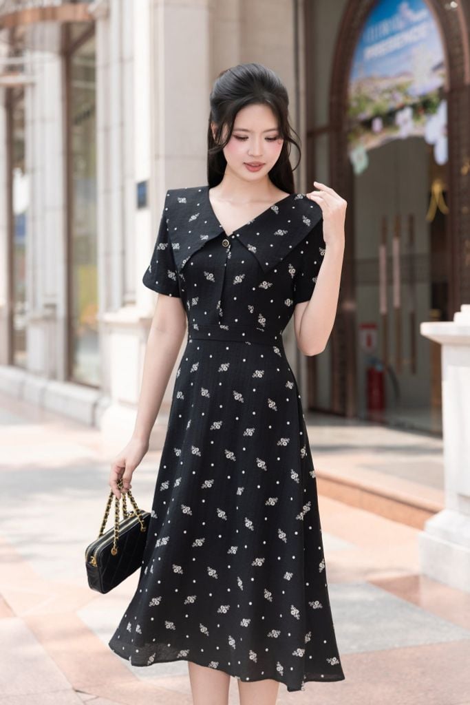  ĐẦM THÔ CỔ BẺ D64072 