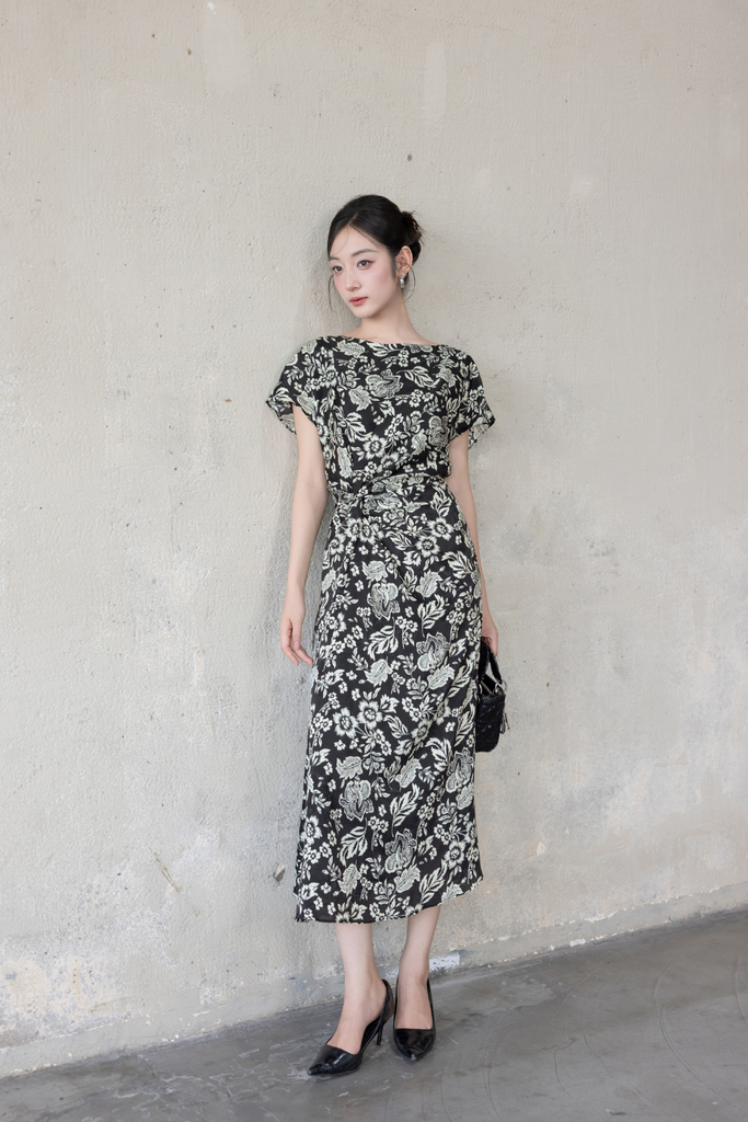 ĐẦM THIẾT KẾ HỌA TIẾT D64202