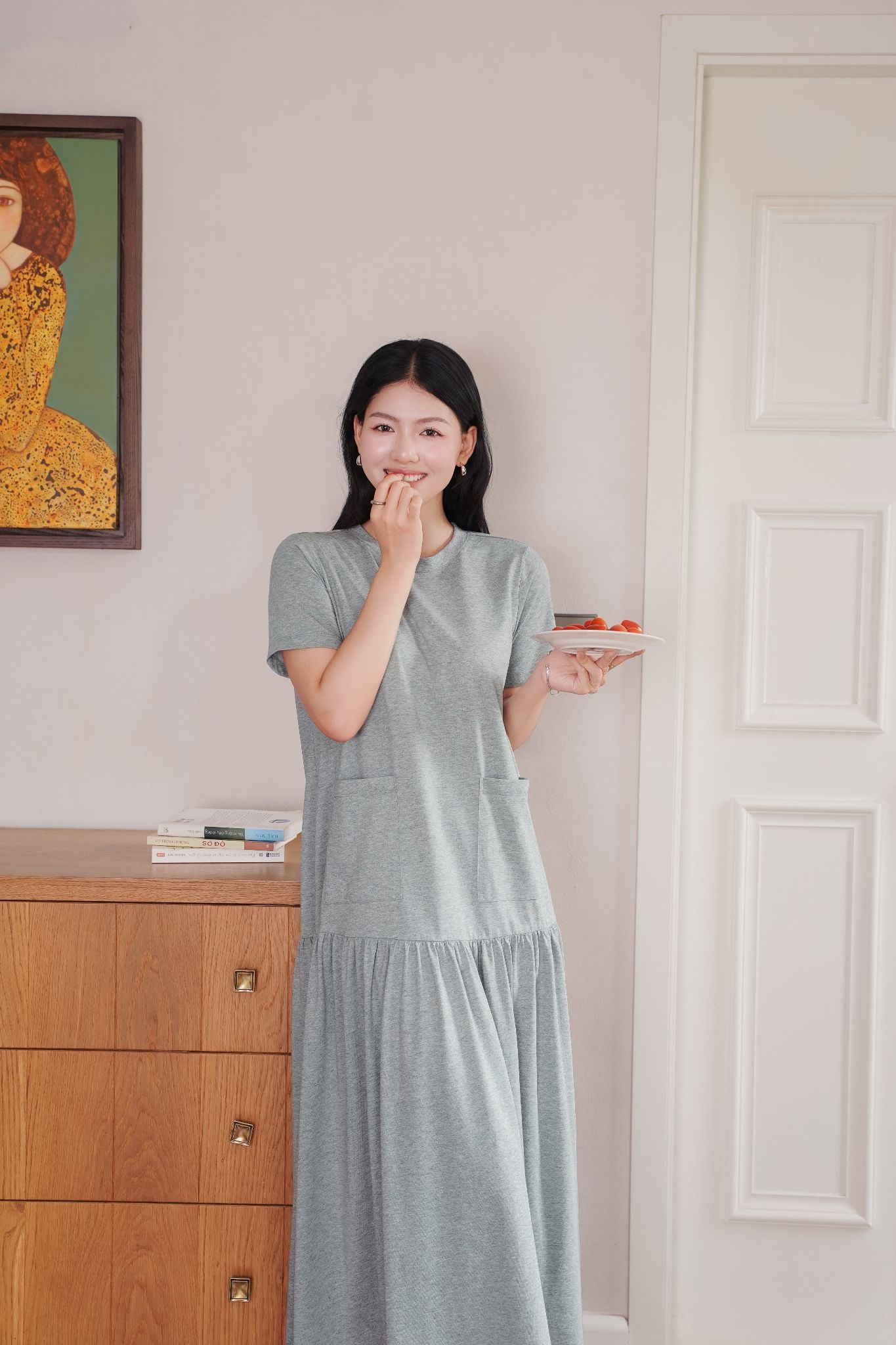 ĐẦM THUN SUÔNG D64262