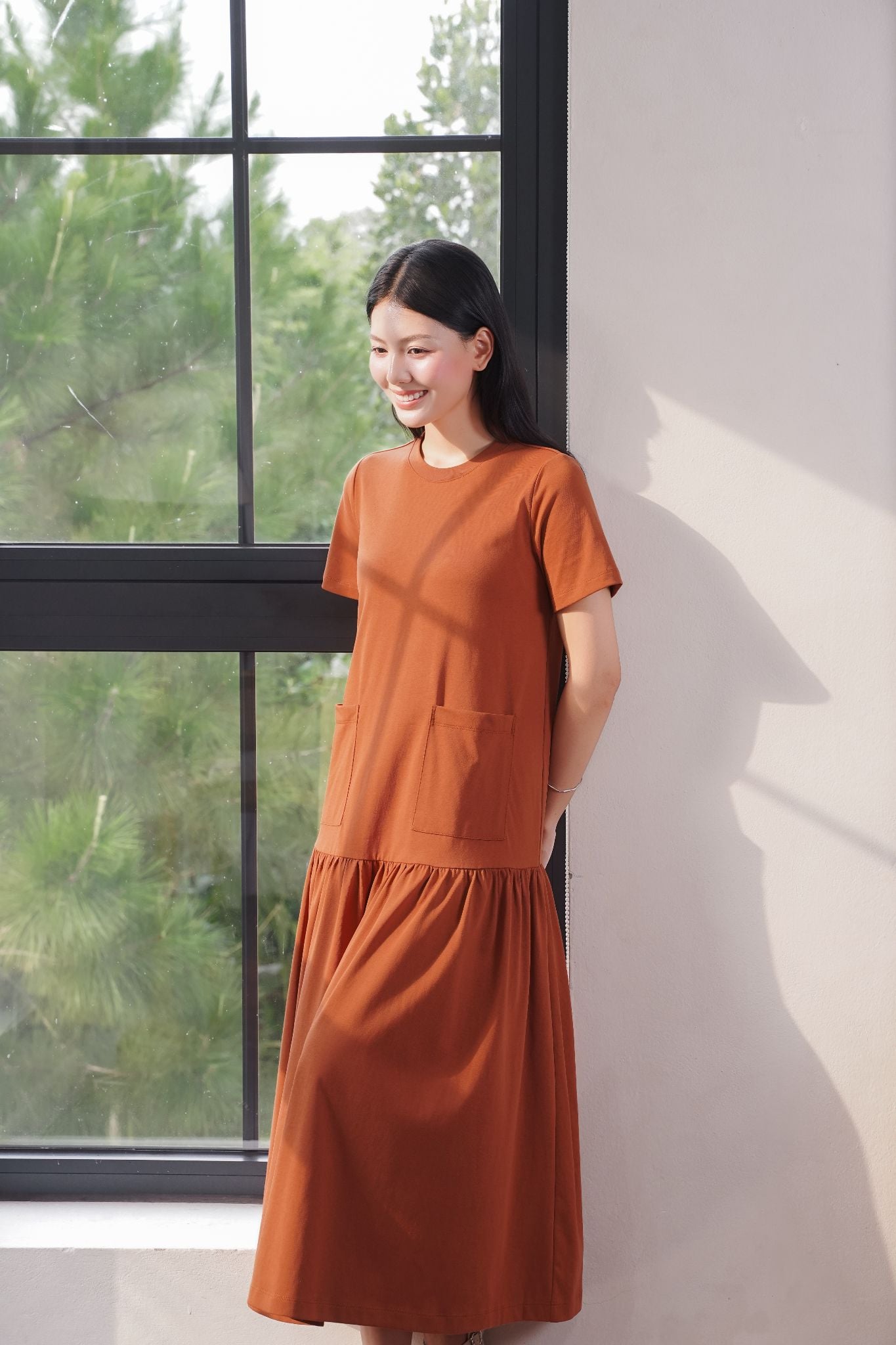 ĐẦM THUN SUÔNG D64272