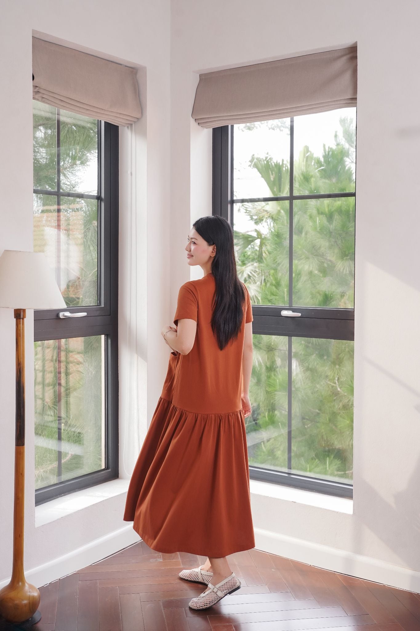 ĐẦM THUN SUÔNG D64272