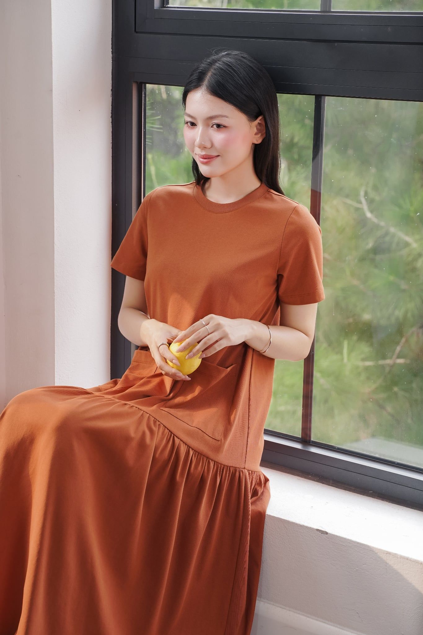 ĐẦM THUN SUÔNG D64272