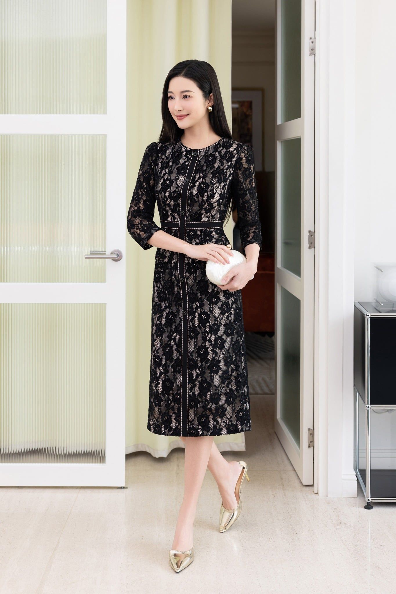 ĐẦM ÔM REN CAO CẤP D07382