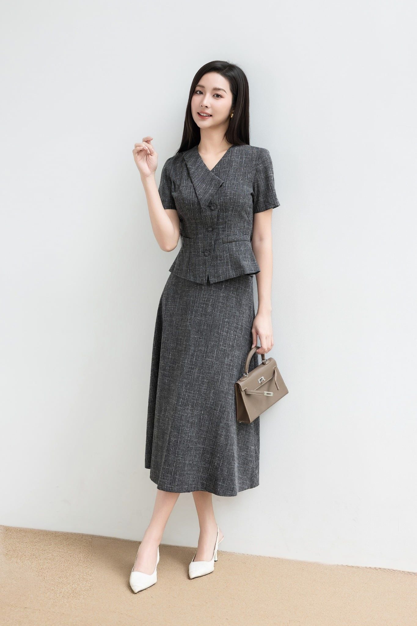 ÁO KÝ GIẢ CỔ LẬT AK10052